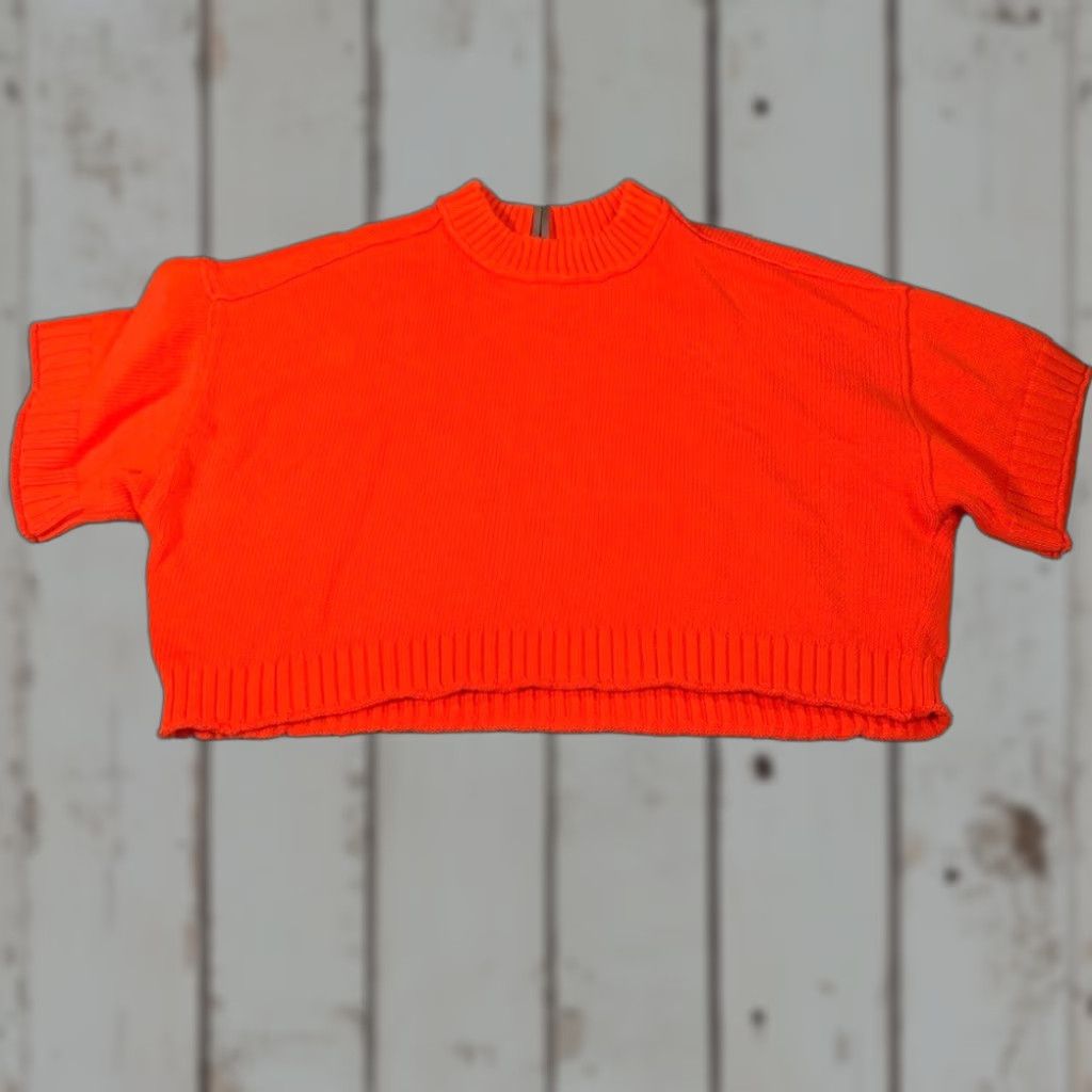 Anthropologie Anthropologie Blouse Knit Cotton Top XS Women Red XS Regular Size XS / US 0-2 / IT 36-38 - 1 Thumbnail