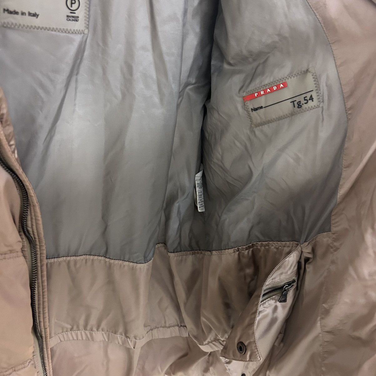 Prada Prada Down Puffer Jacket Made in Italy Pink Shearling Size L / US 10 / IT 46 - 20 Thumbnail