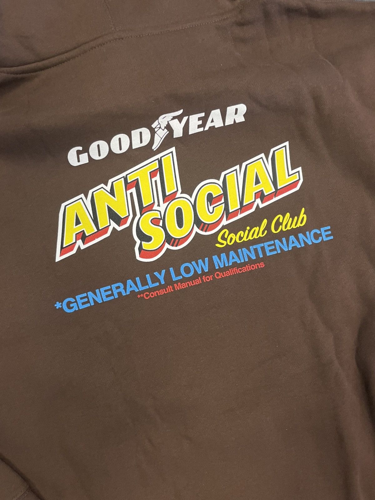Anti Social Social Club Anti Social X Goodyear Hoodie Size US XL / EU 56 / 4 - 2 Thumbnail