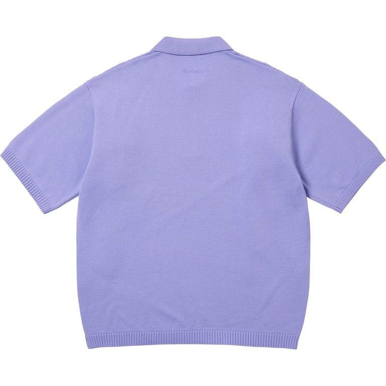 Supreme Supreme Beaded Zip Polo Size XL Lavender SS26 Embroidered Size US XL / EU 56 / 4 - 2 Thumbnail