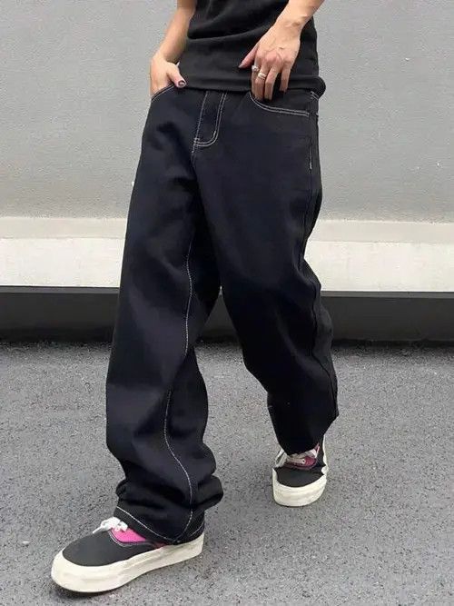 Jean Matsuoka x Maki Baggy Denim jeans Pants hype Size US 32 / EU 48 - 3 Thumbnail