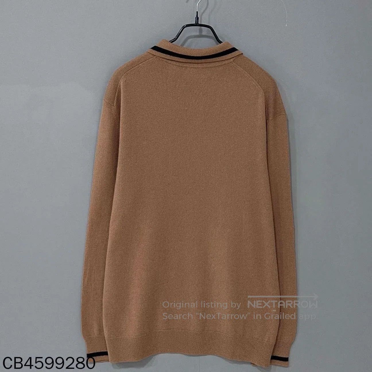 Burberry Burberry Camel Cashmere Knit Top. Size US L / EU 52-54 / 3 - 2 Thumbnail