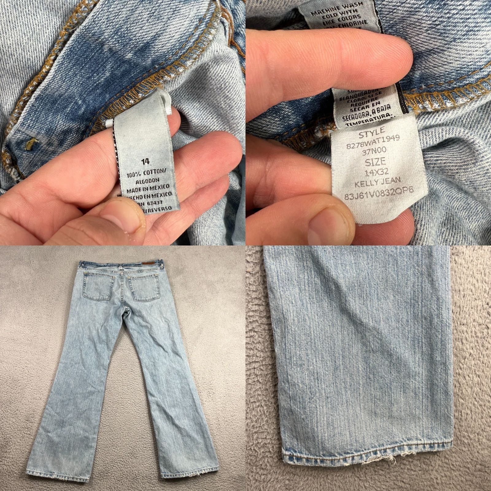 Polo Ralph Lauren Polo Ralph Lauren Jeans Women's Size 14 Kelly Jean Light Wash Size 36" / US 14 / IT 50 - 8 Thumbnail