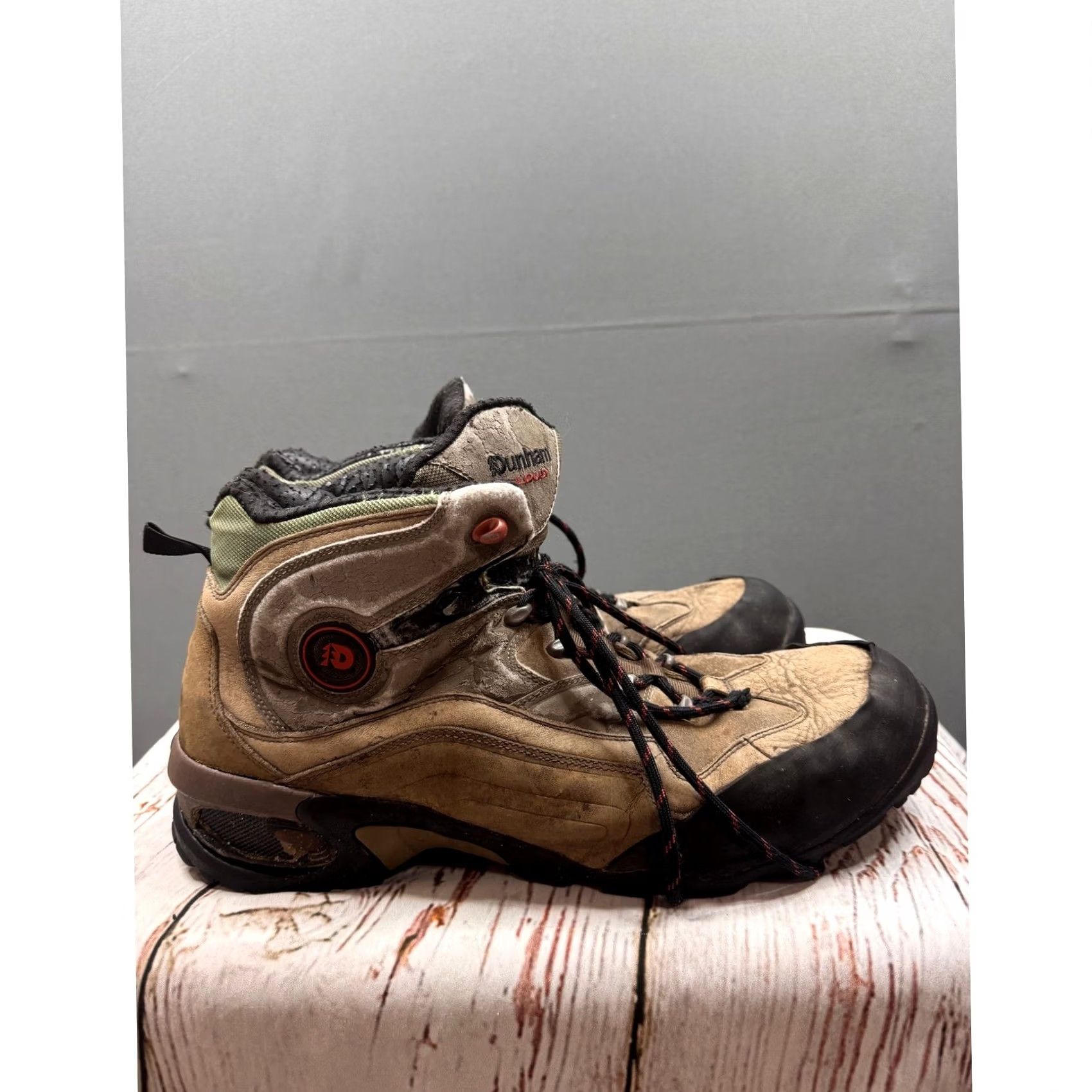Vintage Dunham Cloud Mens Brown Waterproof Hiking Boot Size 13 B Distressed Size US 13 / EU 46 - 7 Thumbnail