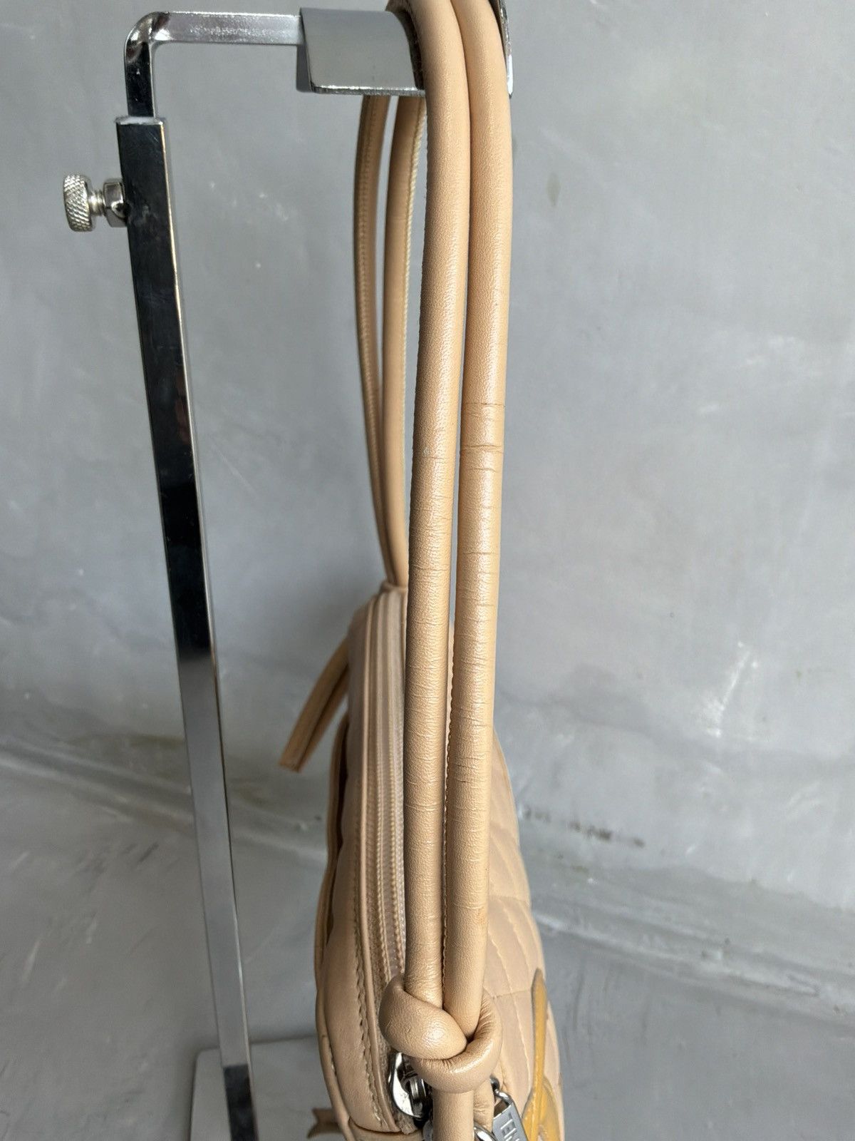 Chanel Chanel - Beige Ligne Cambon Pochette Size ONE SIZE - 10 Thumbnail