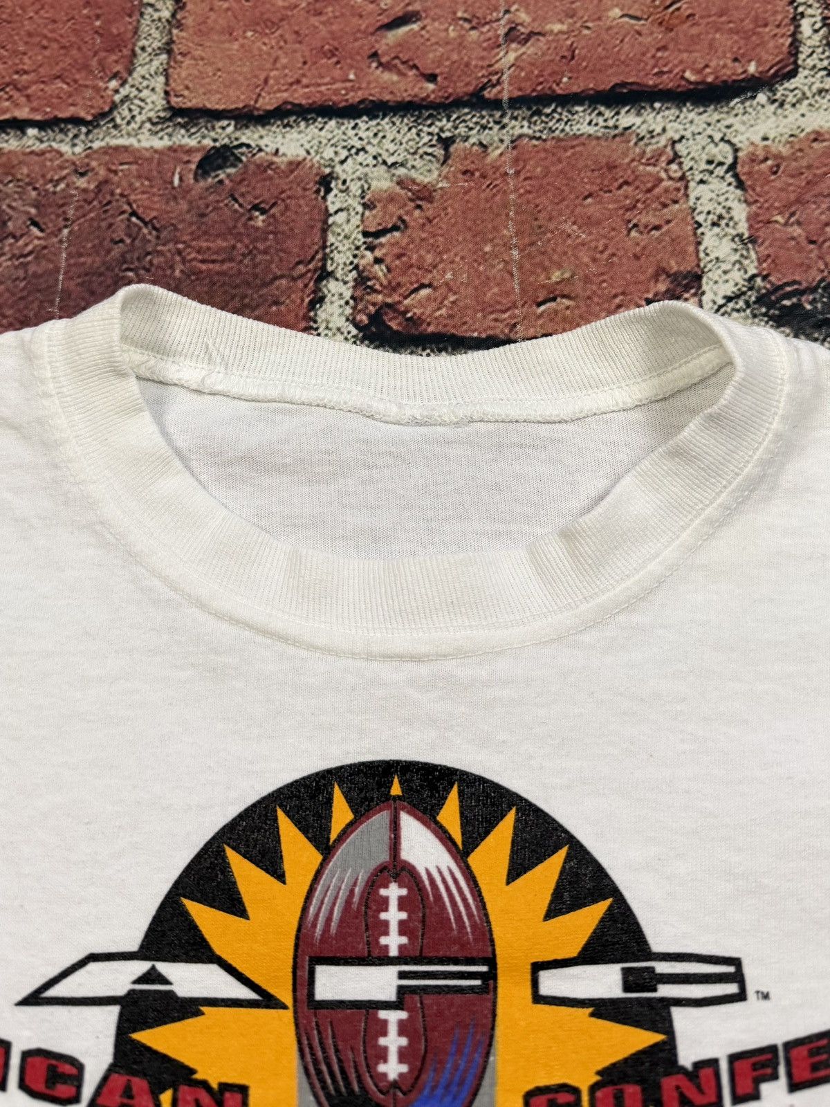 Starter Vintage 1995 Pittsburgh Steelers Super Bowl AFC Champs Tee Size US XL / EU 56 / 4 - 7 Thumbnail