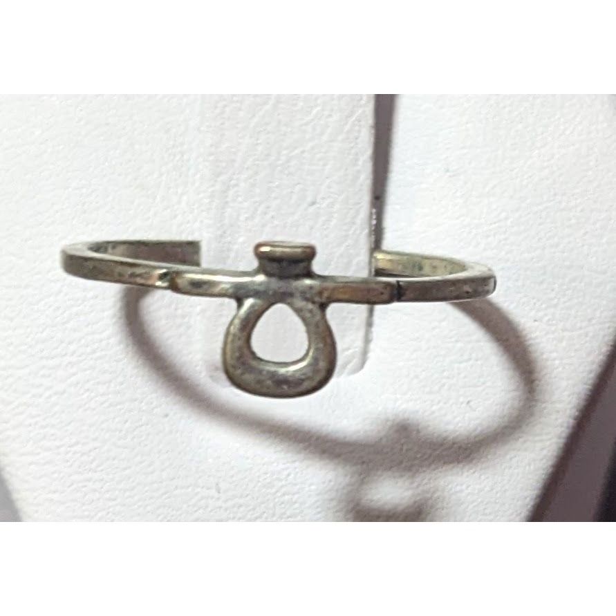 Other Minimalist Ankh Silver Tone Ring Size 6 3/4 Size ONE SIZE - 1 Thumbnail