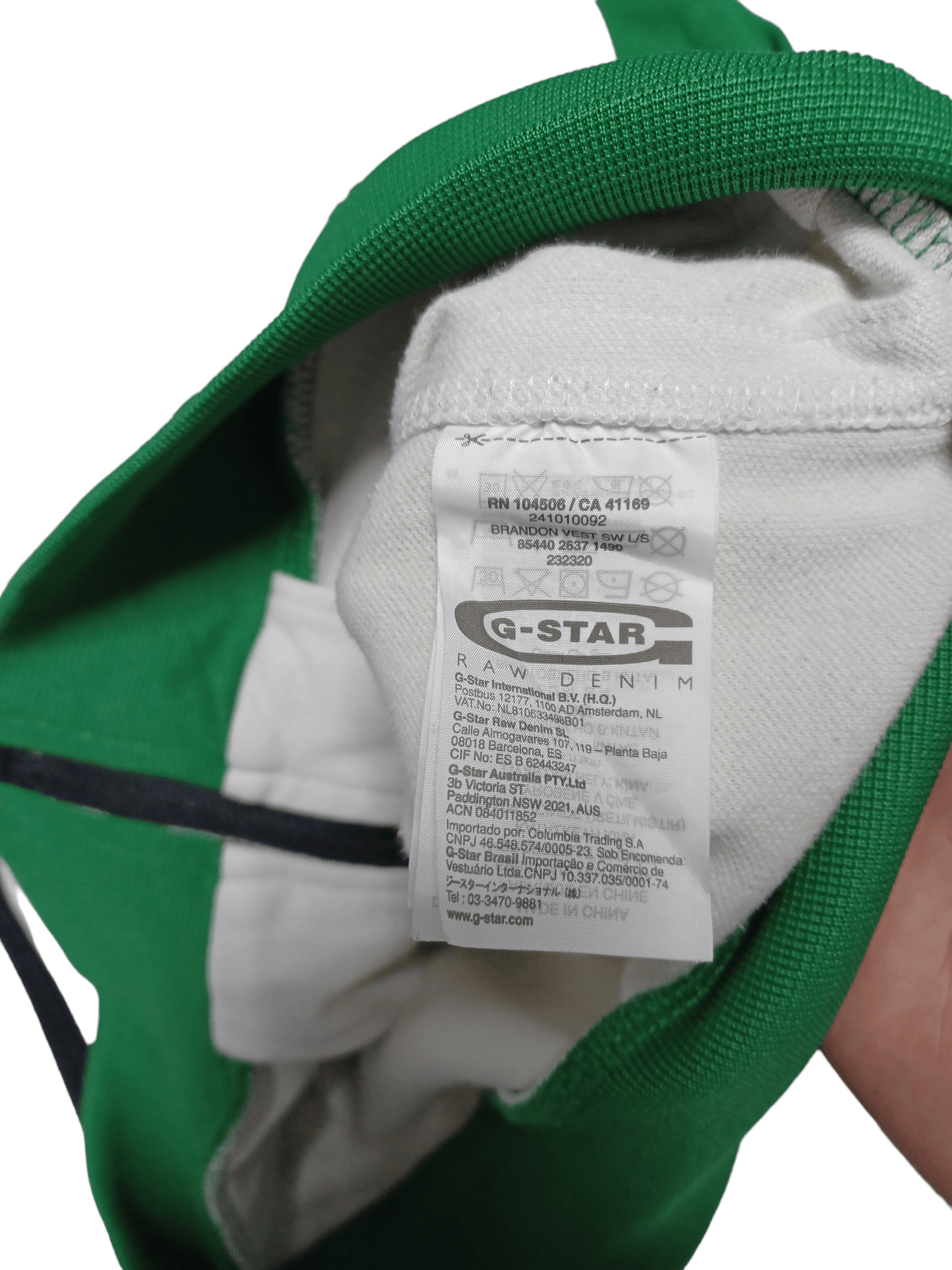 G-Star BIG EMBROIDERED LOGO 3301 G STAR RAW TRACKING JACKET Size US M / EU 48-50 / 2 - 6 Thumbnail