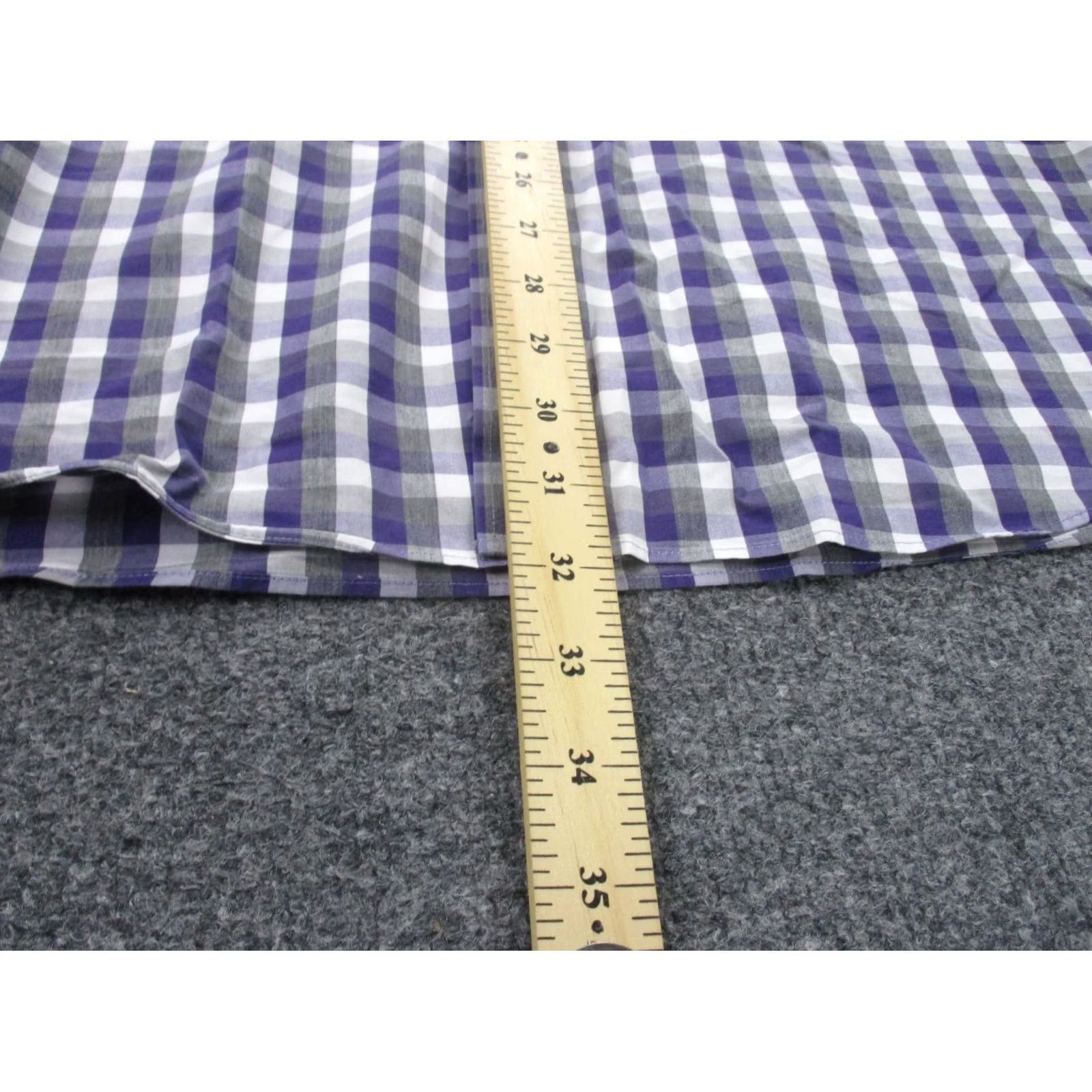 Todd Snyder Todd Snyder Shirt Mens 15.5 34 35 M Purple Plaid Dress Preppy Business Classic Size 34R - 5 Thumbnail