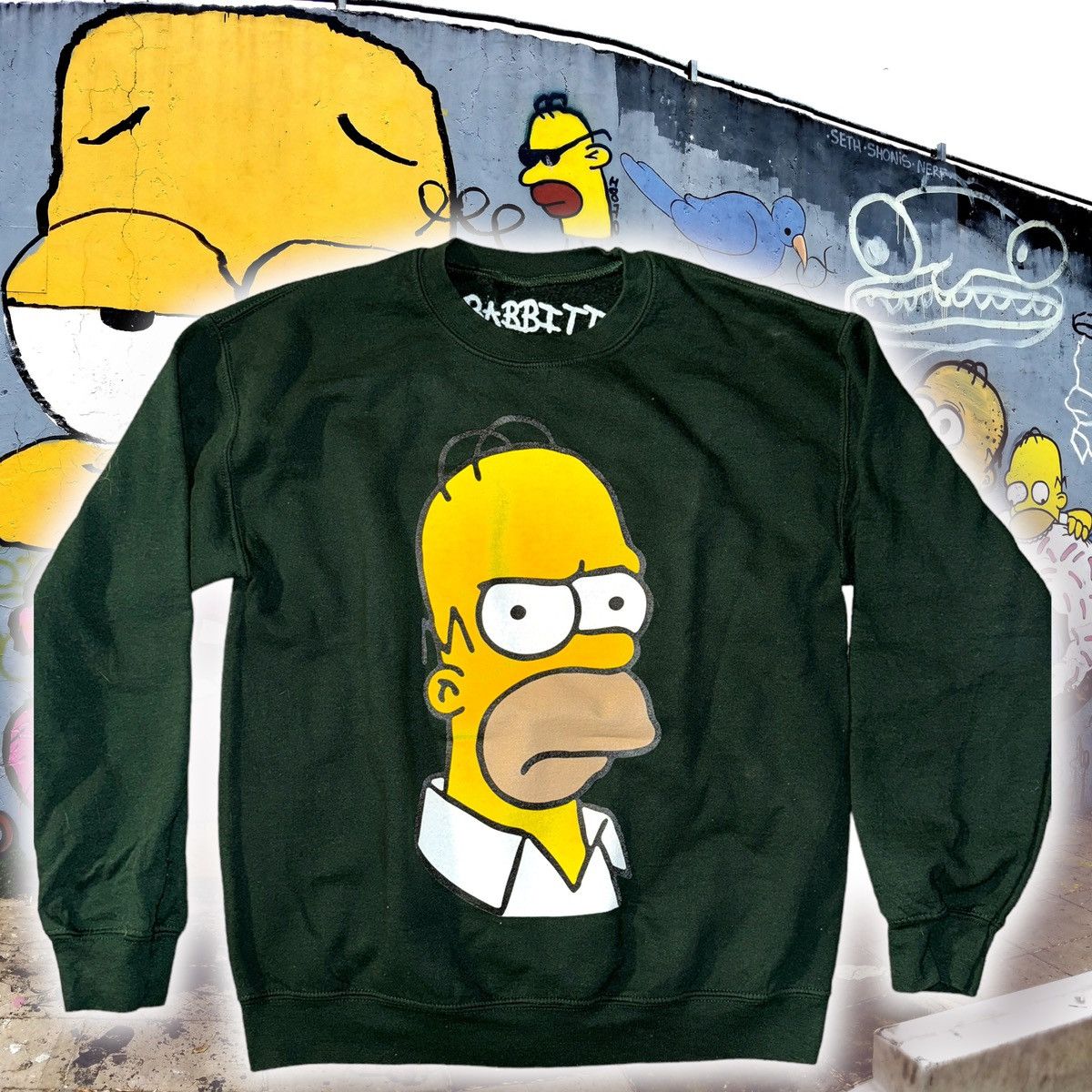 Asspizza 🆕 AssPiZZa “HoMer” CReWNeCK 🍕 Size US M / EU 48-50 / 2 - 1 Preview
