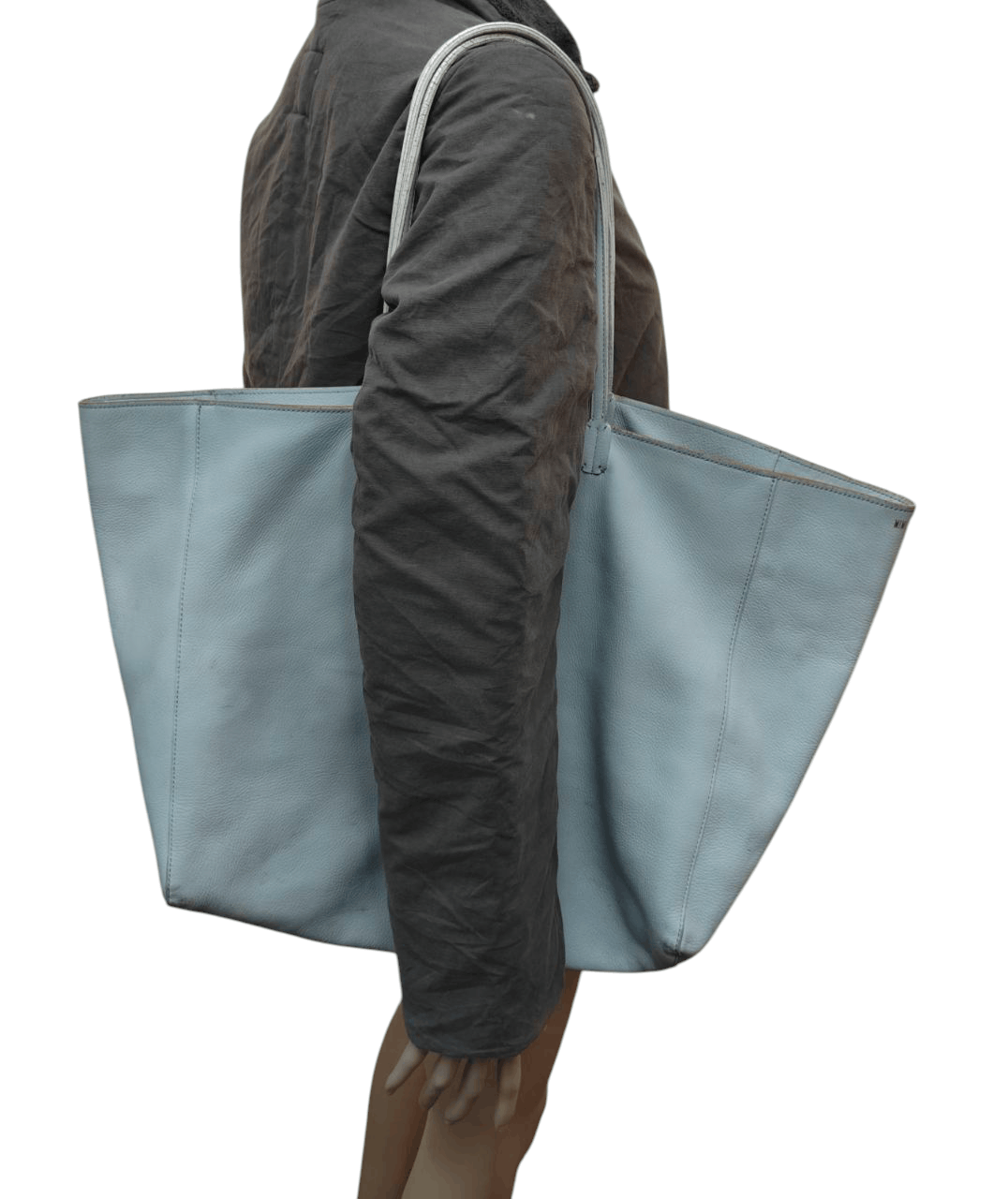 Genuine Leather Mimi Fitzgerald Leather worn Tote Bag Size ONE SIZE - 18 Thumbnail