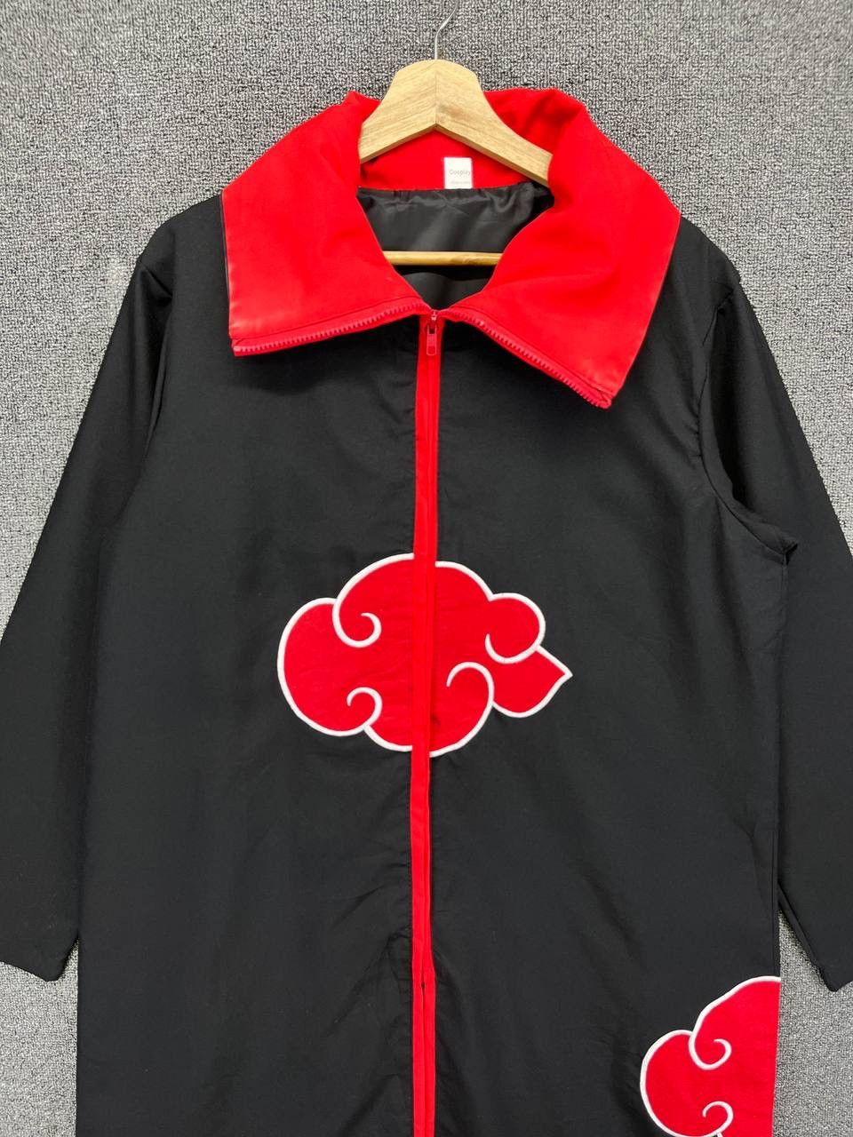 Anime Naruto Akatsuki Japanese Anime Cosplay Long Jacket Size US M / EU 48-50 / 2 - 2 Thumbnail