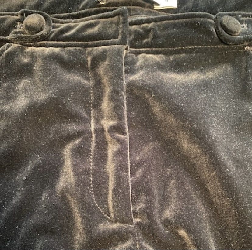 Altuzarra Altuzarra Black Velvet Boot Cut Pants NWOT Size 30" / US 8 / IT 44 - 4 Thumbnail