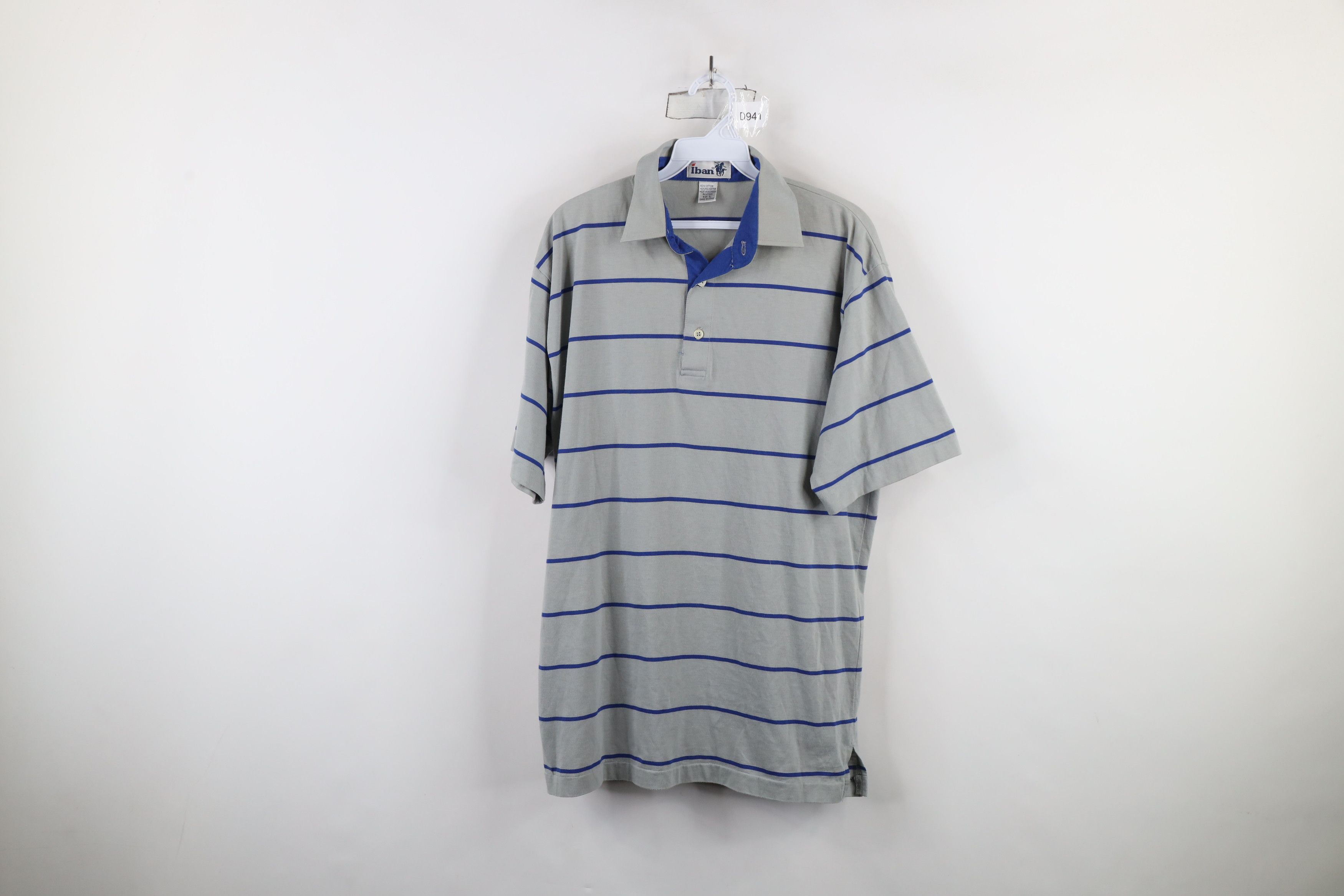 Vintage Vintage 90s Streetwear Short Sleeve Golf Polo Shirt Gray Size US L / EU 52-54 / 3 - 1 Thumbnail