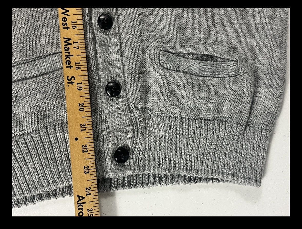 Towncraft Vintage 80s Towncraft Cardigan Sweater Mens M Gray grandpa Size US M / EU 48-50 / 2 - 8 Thumbnail