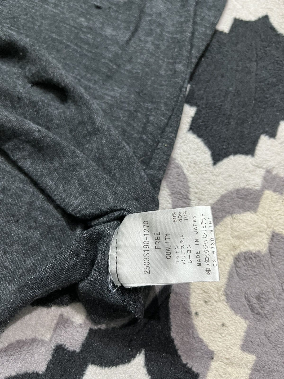 Isamu Katayama Backlash Azul by moussy distressed dark ruler! Asymmetric tshirt Size US M / EU 48-50 / 2 - 6 Thumbnail