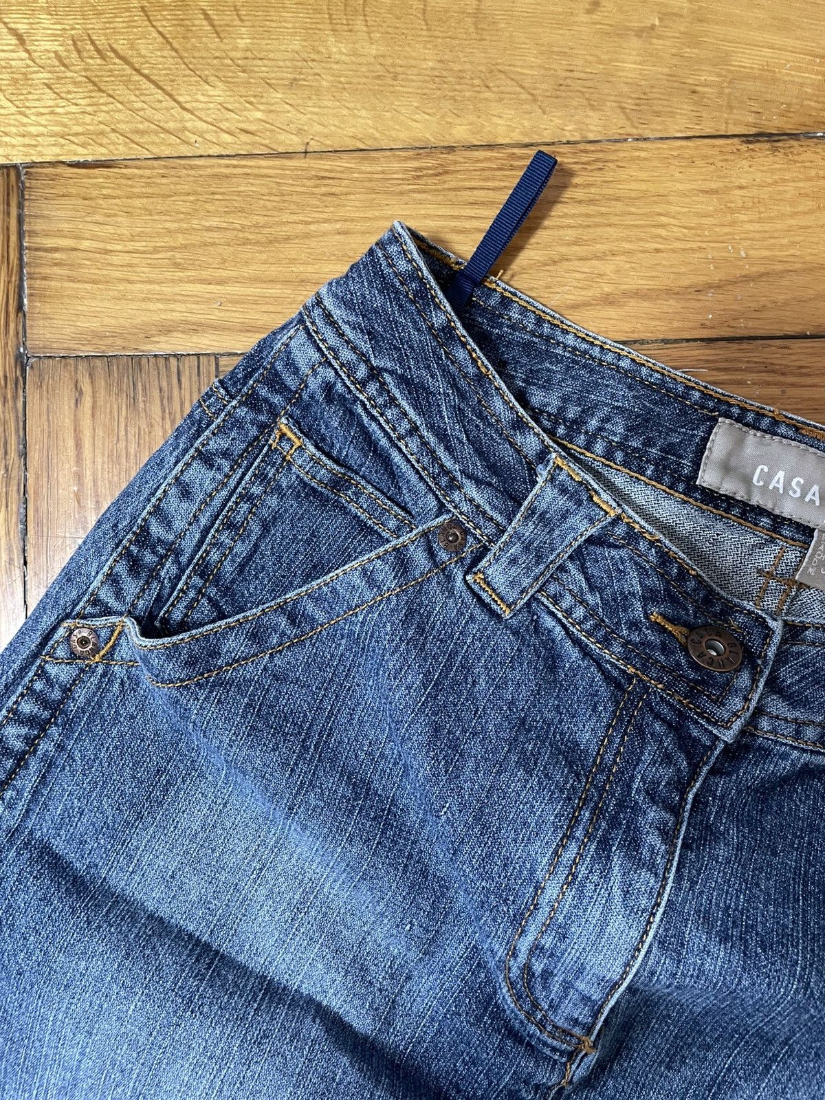 Casablanca Vintage skirt Casablanca jeans y2k streetwear Size 25" / US 0 / IT 36 - 15 Thumbnail