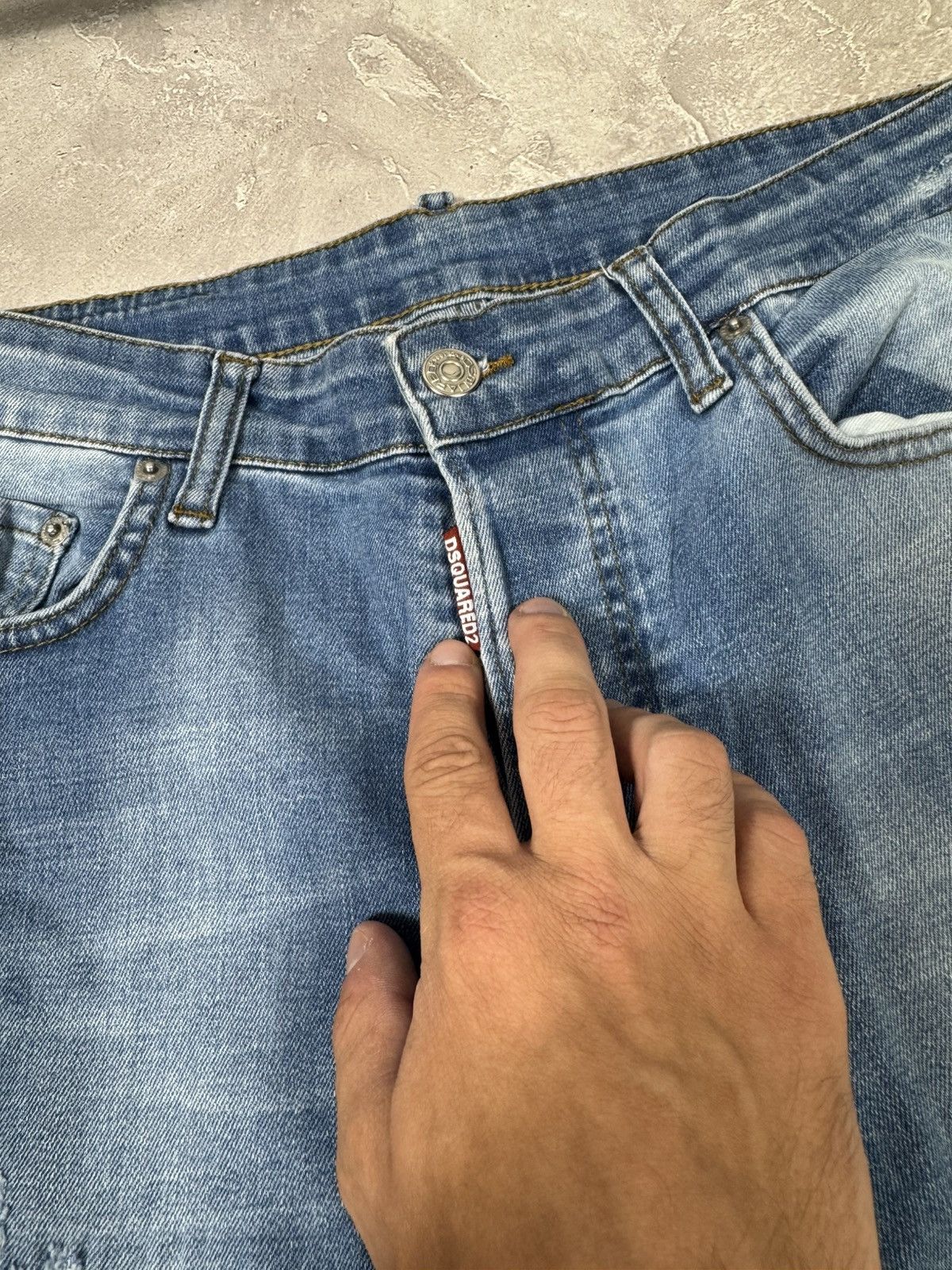 Dsquared2 Dsquared2 Distressed Y2k Slim Jeans Size US 32 / EU 48 - 7 Thumbnail