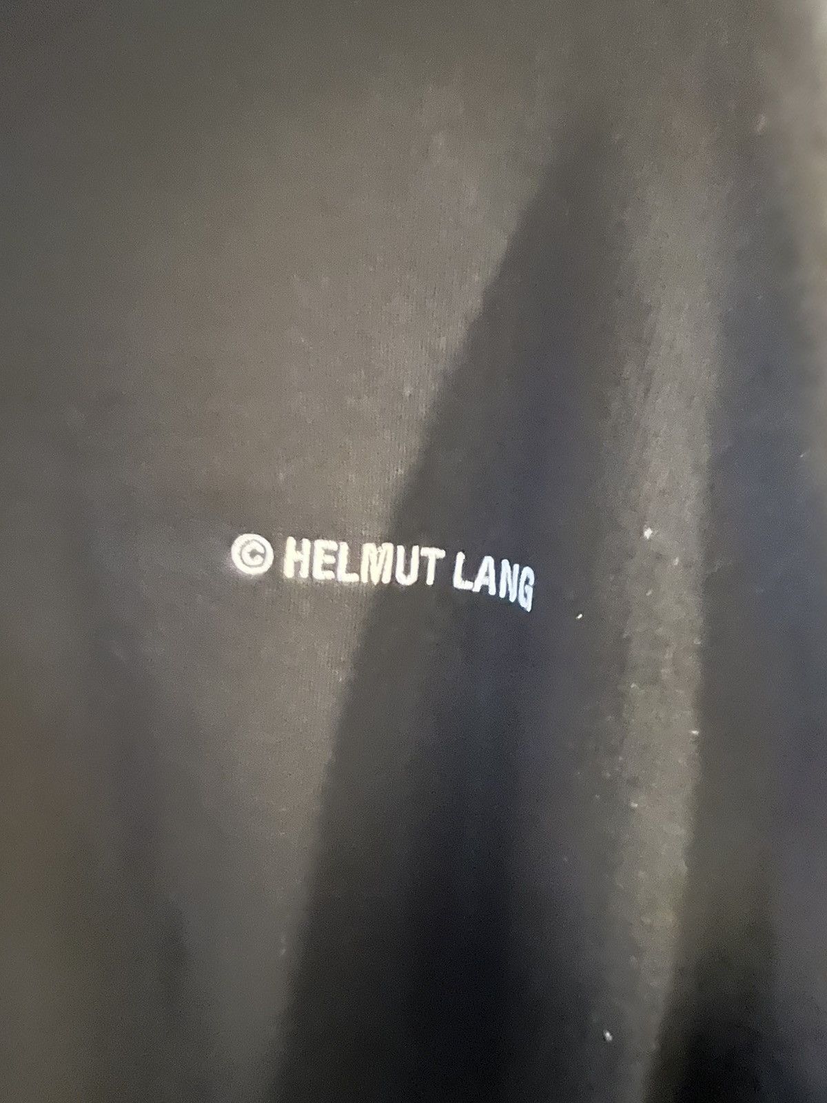 Helmut Lang OVERSIZED Copyright Crewneck Size US XXS / EU 40 - 2 Thumbnail