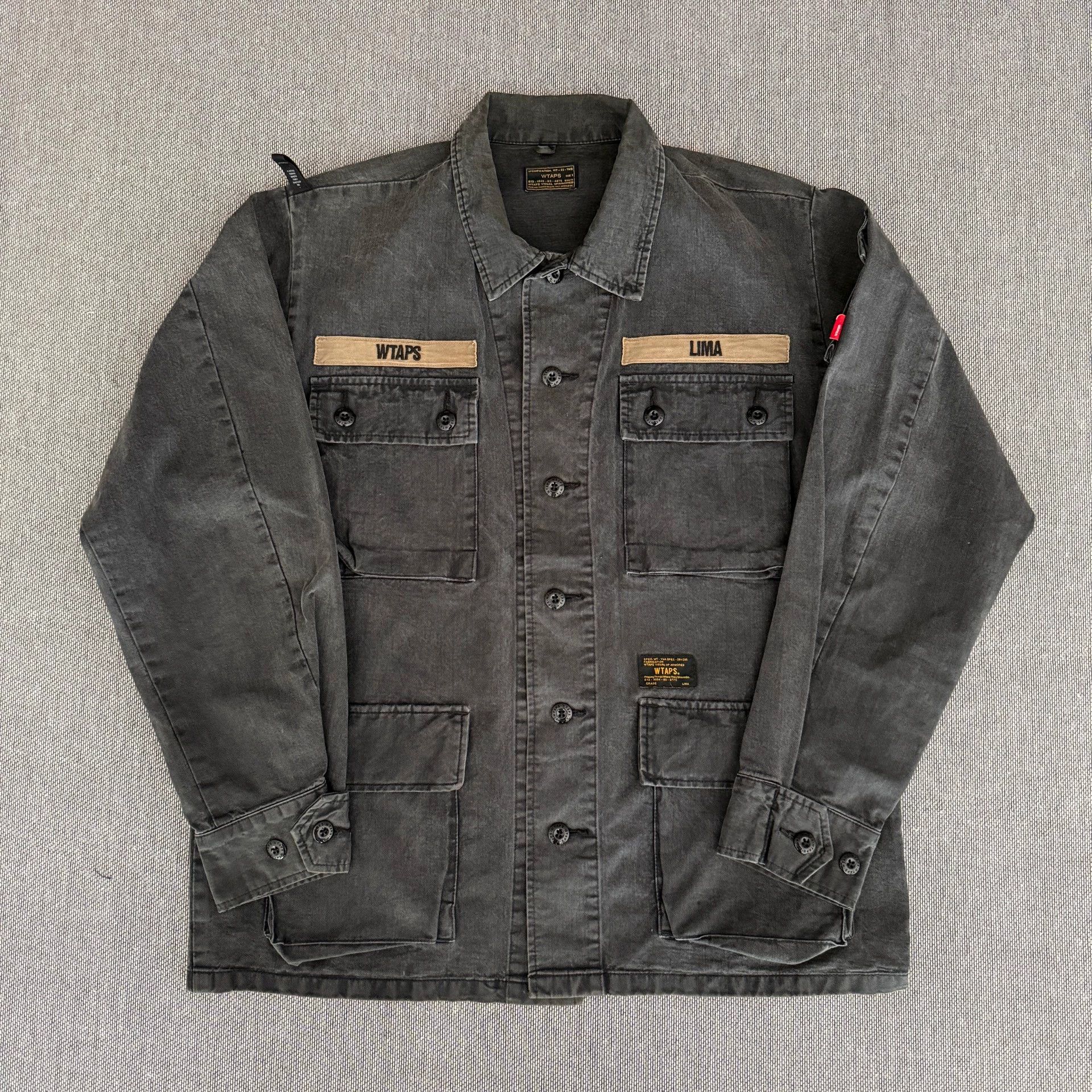 Wtaps WTAPS 17SS Jungle 4-Pocket Jacket Black L Size US L / EU 52-54 / 3 - 1 Thumbnail