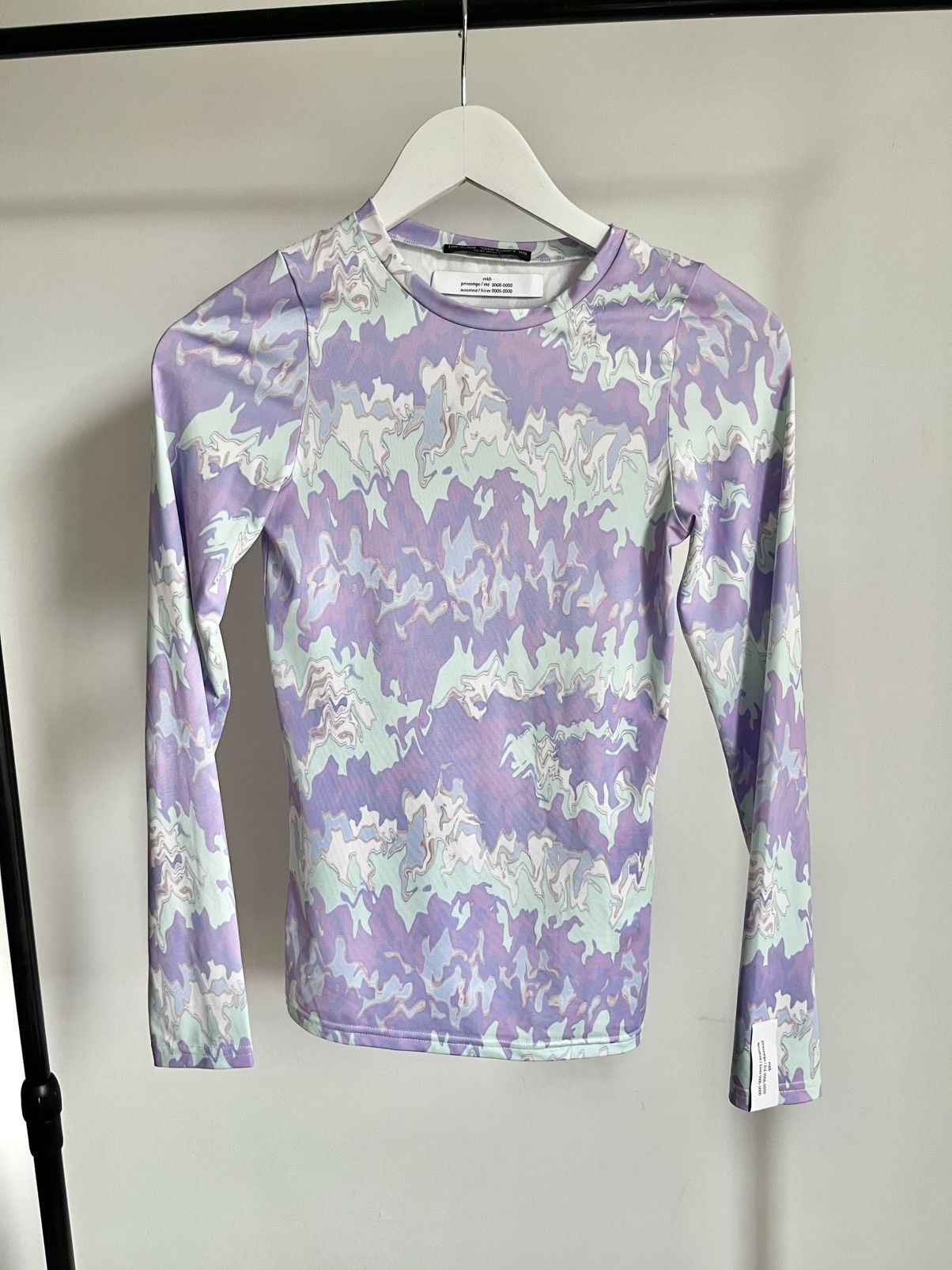 rokh Rokh Corso Como SS22 psychodelic elastic longsleeve t-shirt Size XS / US 0-2 / IT 36-38 - 1 Thumbnail