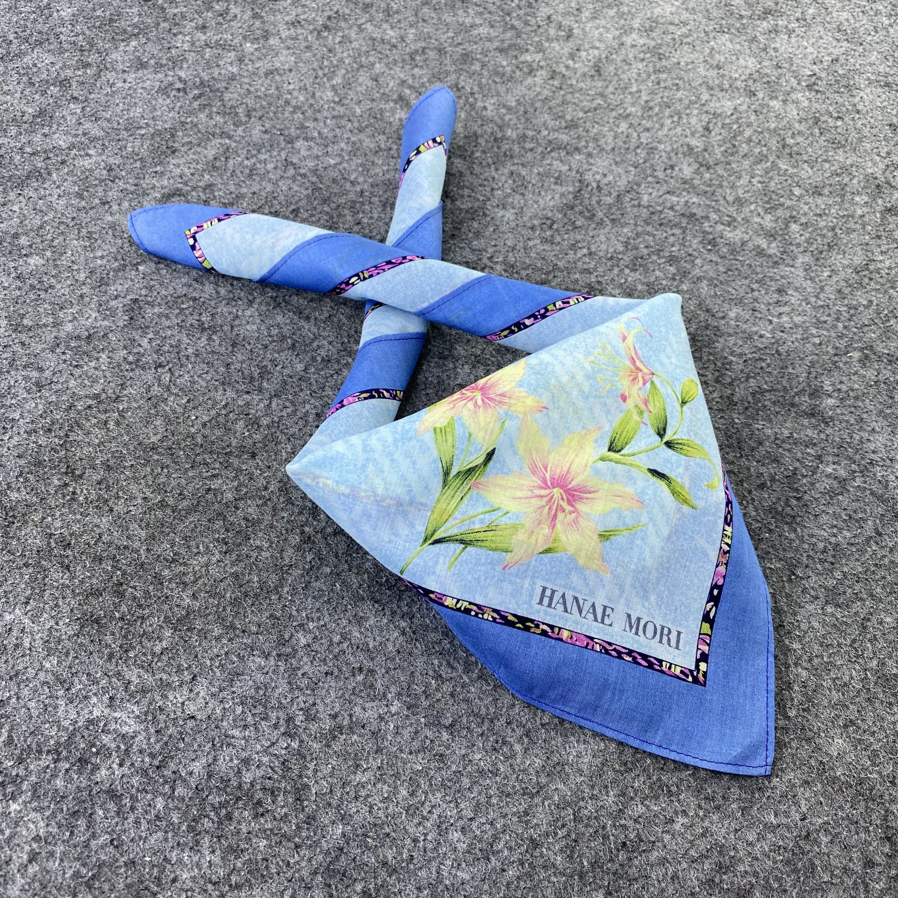 Hanae Mori Hanae Mori Handkerchief / Bandana / Neckerchief-B1137 Size ONE SIZE - 1 Thumbnail