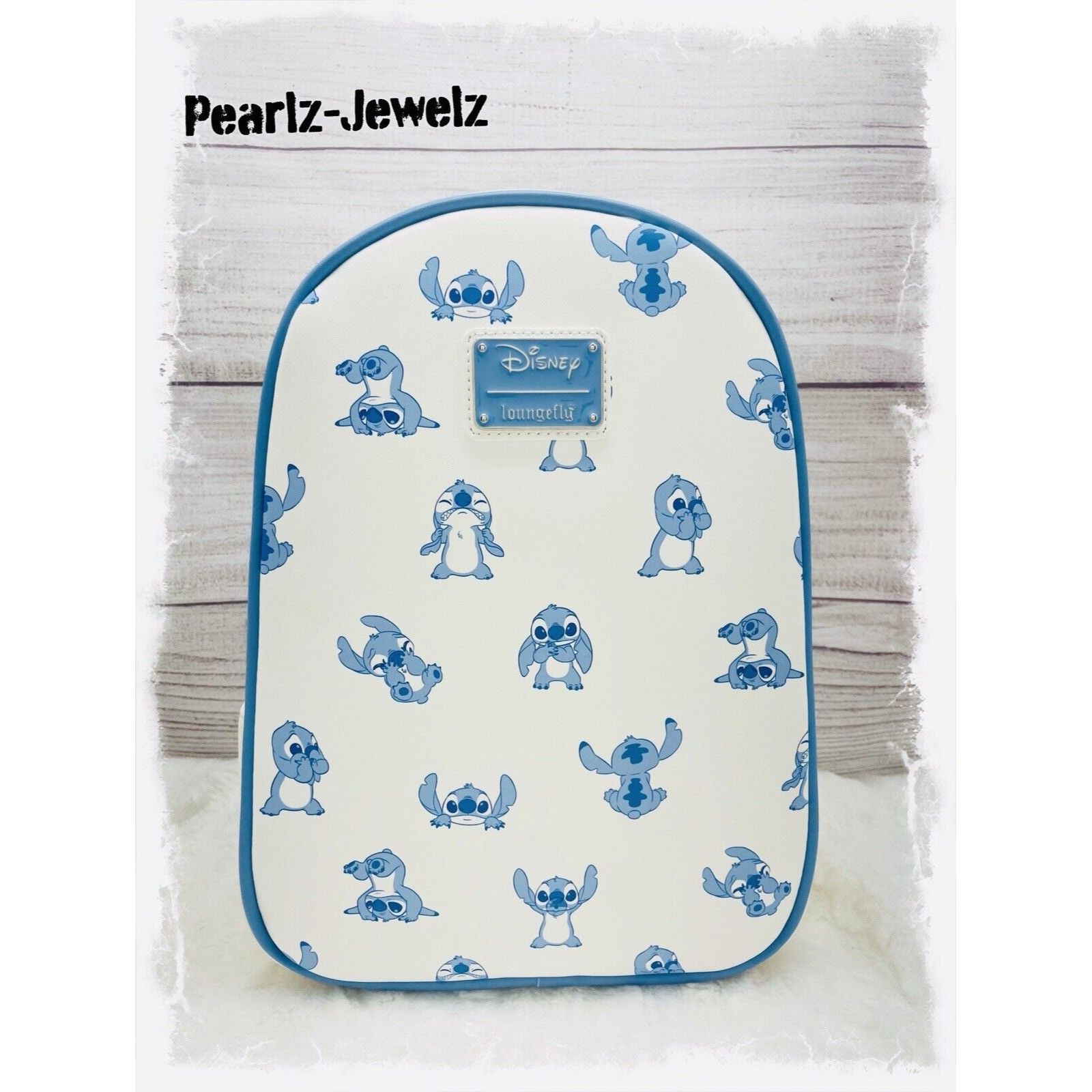 image of Loungefly Disney Lilo & Stitch Vintage Allover Print White M, Women's
