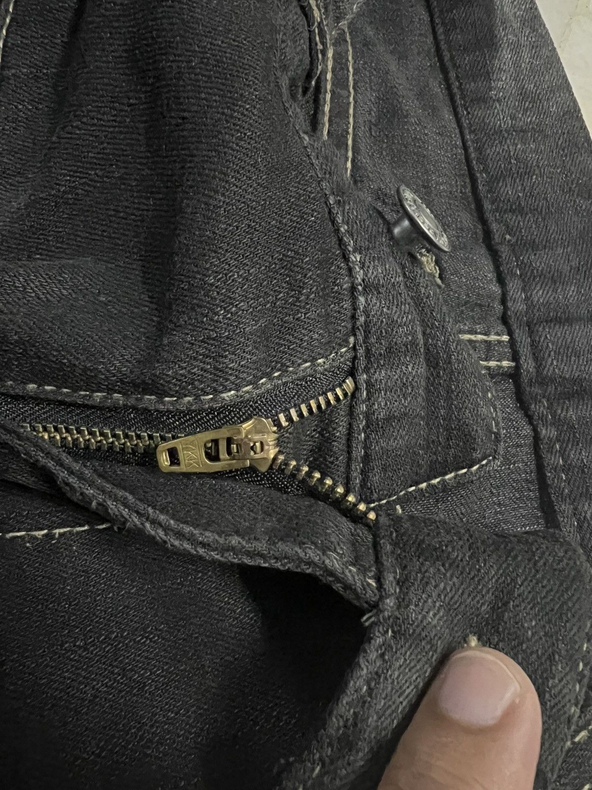 Japanese Brand PPFM DISTRESSED PUNK JEANS Size US 32 / EU 48 - 18 Thumbnail