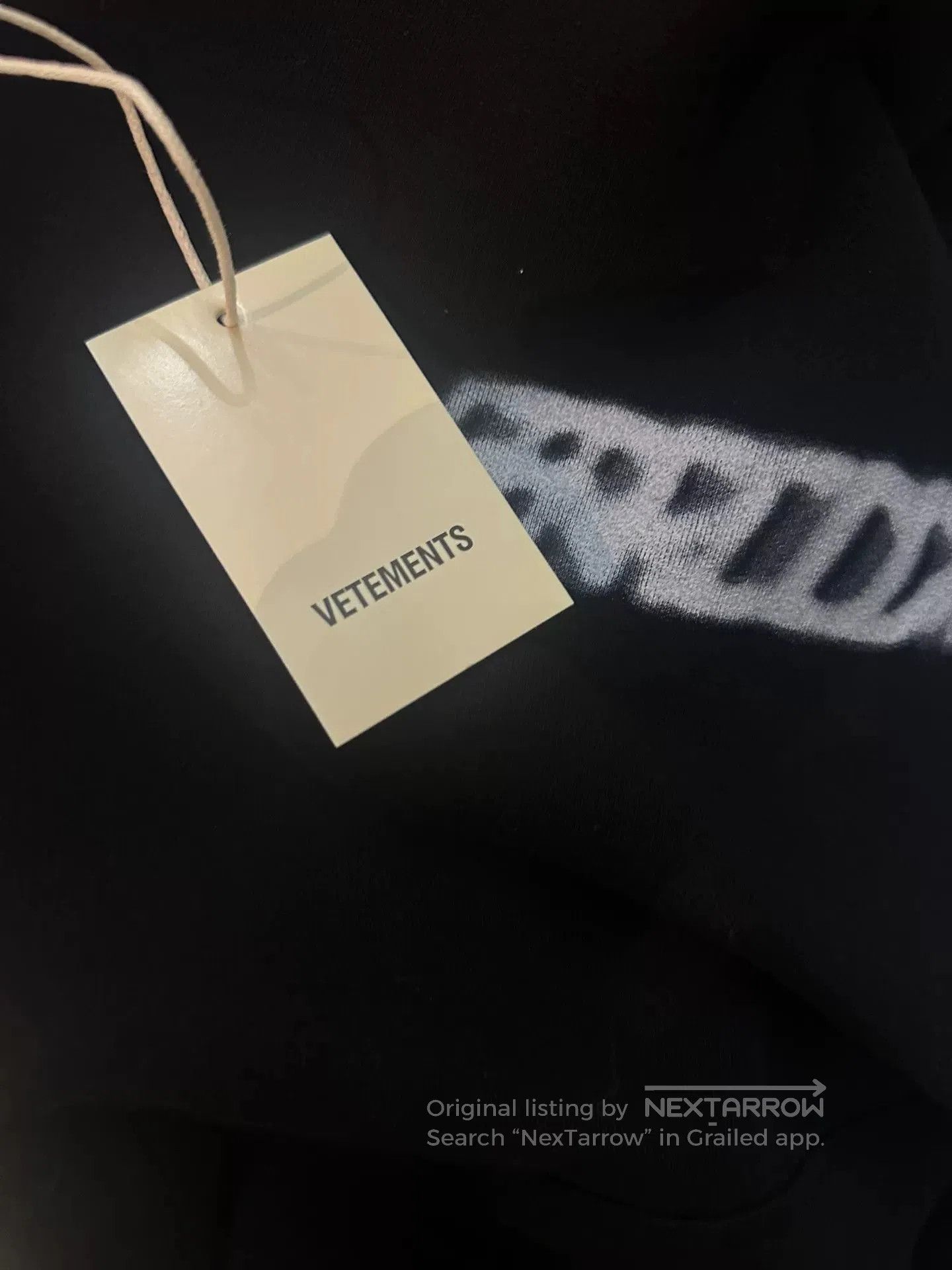 Vetements vetements black hoodie with logo. Size US S / EU 44-46 / 1 - 4 Thumbnail