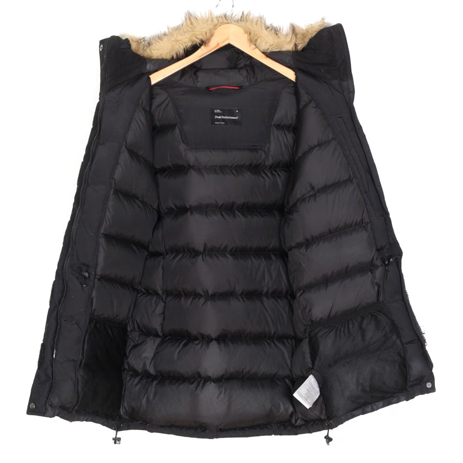 Peak Performance PEAK PERFORMANCE Down Parka Jacket Women Size M Fur Hooded MJ6134 Size M / US 6-8 / IT 42-44 - 4 Thumbnail