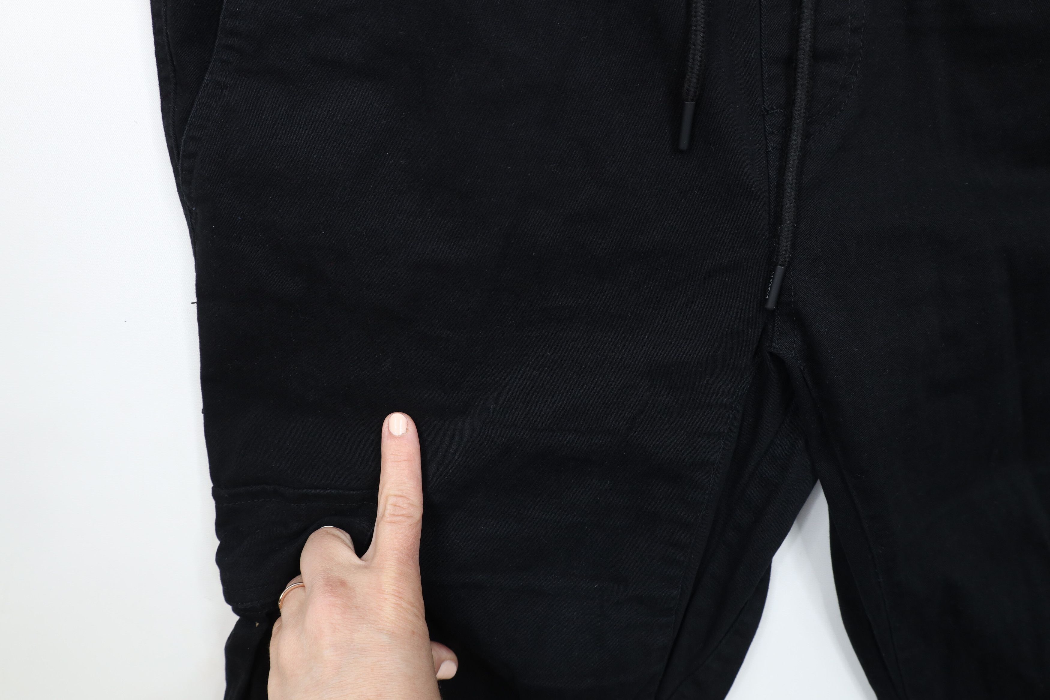 Vintage × WeSC WESC Streetwear Cuffed Cargo Joggers Jogger Pants Black Size US 36 / EU 52 - 6 Thumbnail