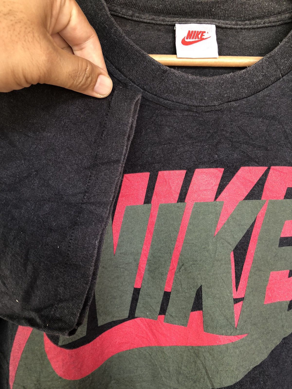 Nike Vintage 90’s Nike Swoosh Logo Shirt Tee Size US M / EU 48-50 / 2 - 3 Thumbnail