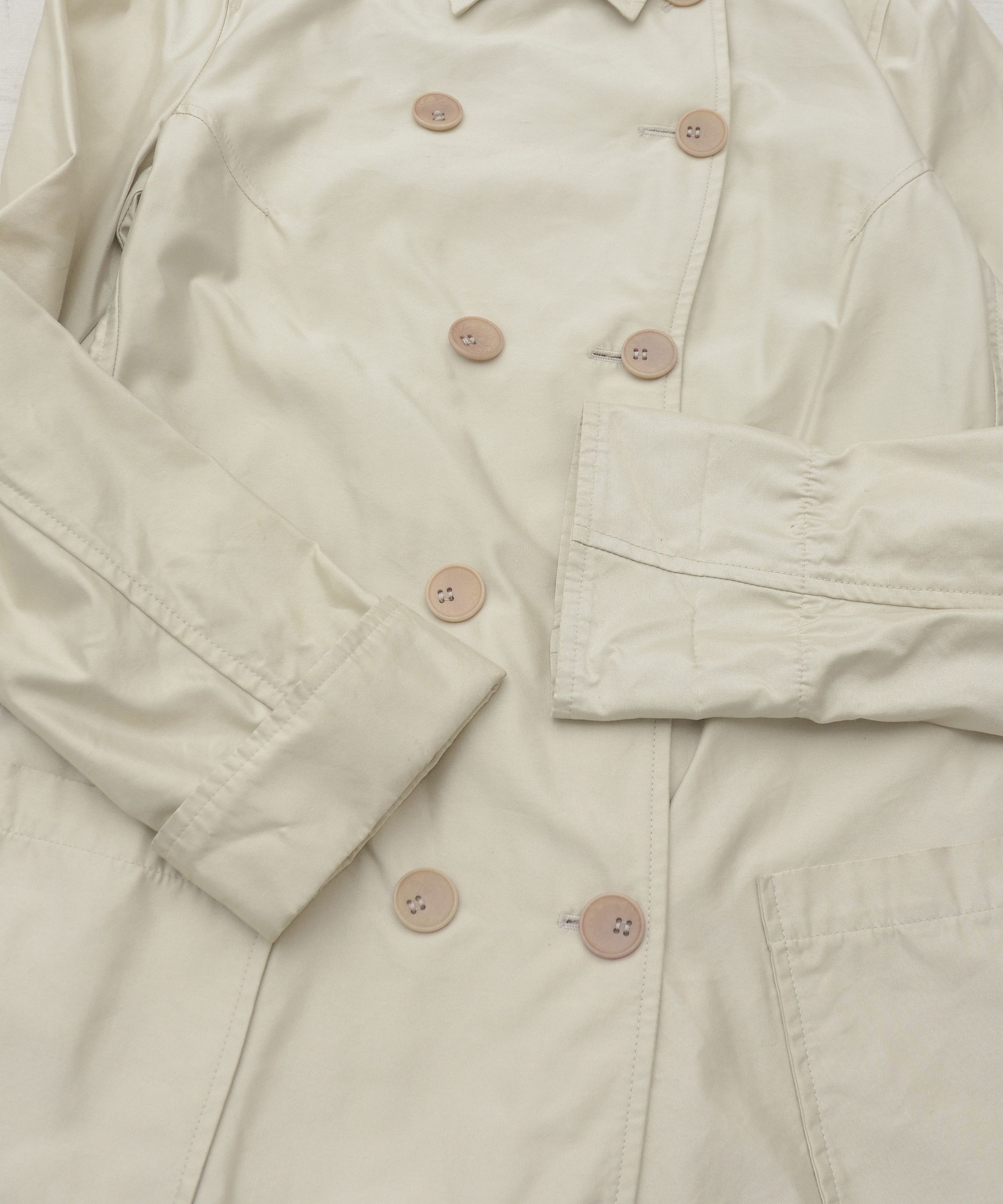 Armani × Giorgio Armani Vintage Rare Armani Collezioni Trench Rain Coat Jacket Size M / US 6-8 / IT 42-44 - 7 Thumbnail