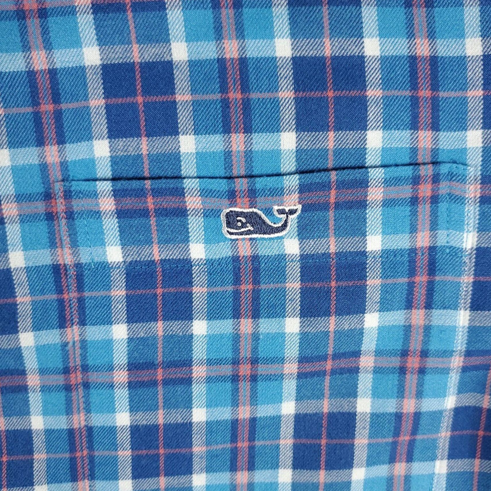 Vineyard Vines Vineyard Vines Shirt Men Small Blue Plaid Long Sleeve Button-Up Cotton Mens Size US S / EU 44-46 / 1 - 2 Thumbnail