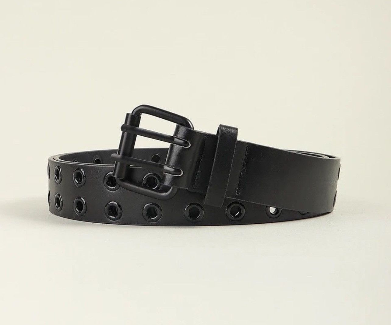 Vintage black Belts Women PU Leather Western Y2K Girls Belt Size ONE SIZE - 5 Thumbnail