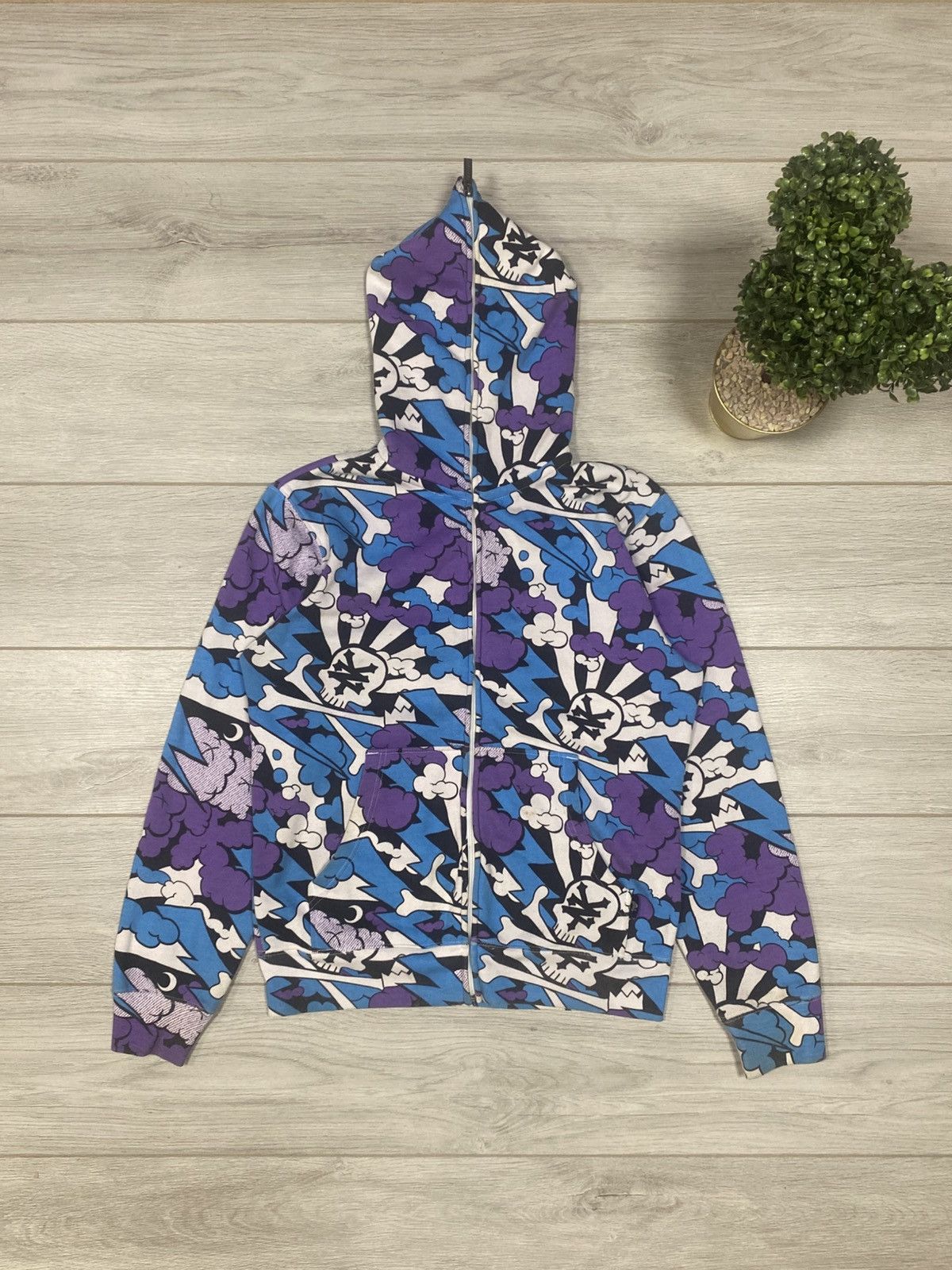 Zoo York Zoo York extreme RARE Full Zip Hoodie all over print Size US M / EU 48-50 / 2 - 3 Thumbnail