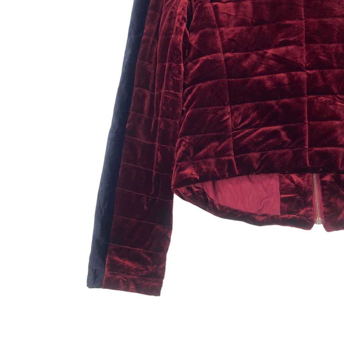 Japanese Brand Japanese Brand Manfeiqi Red Velvet Fox Fur Quilted Jacket Size S / US 4 / IT 40 - 11 Thumbnail