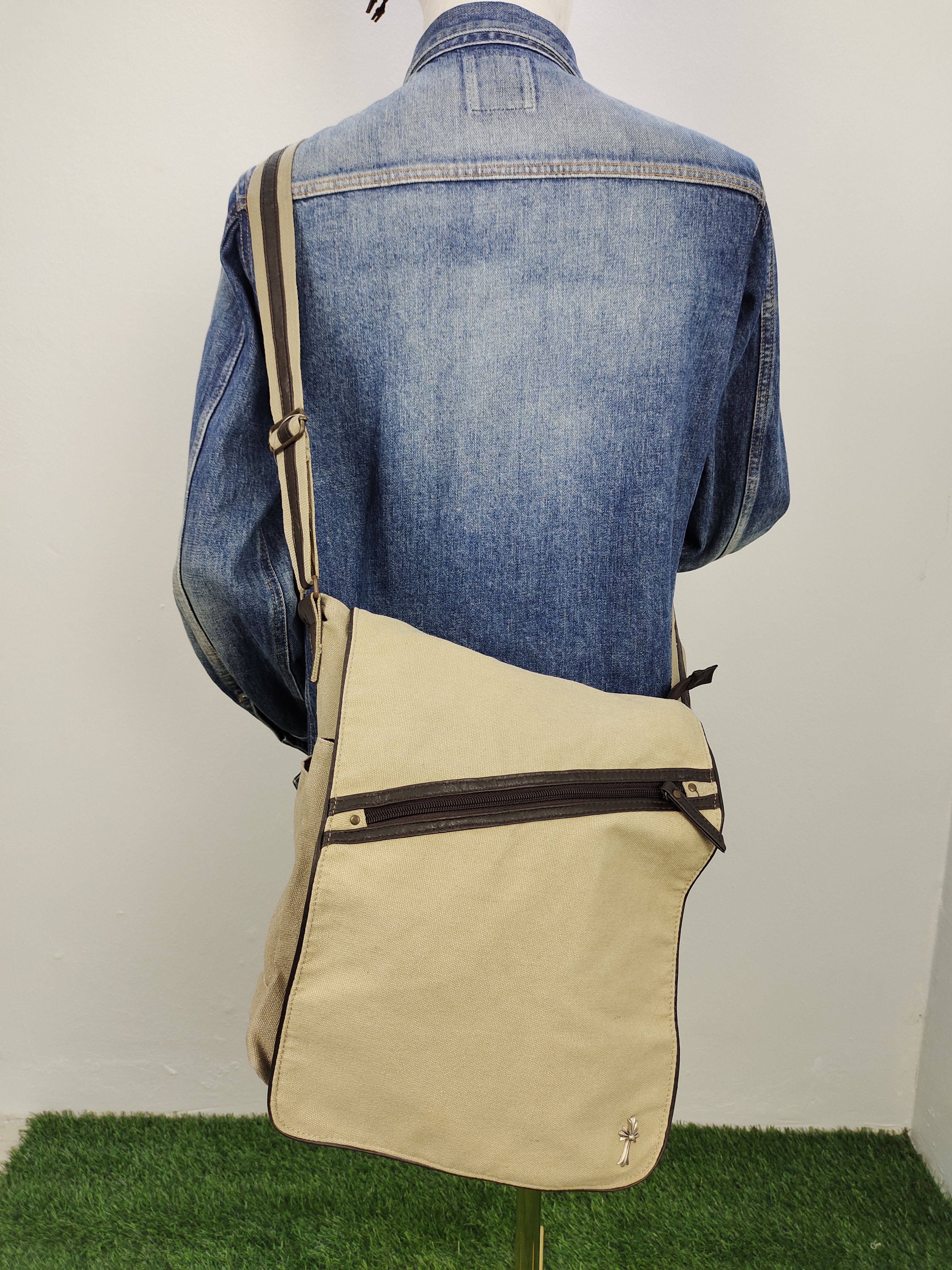 Hysteric Glamour Vintage Fabric Connection Japan Cross Pendant Sling Bag Size ONE SIZE - 1 Thumbnail