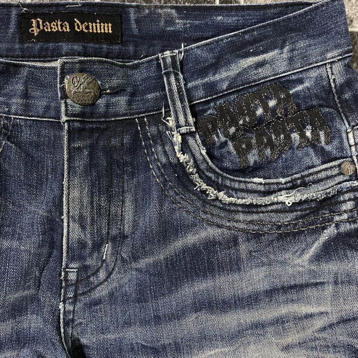 If Six Was Nine × Japanese Brand × Le Grande Bleu (L.G.B.) Pasta Denim Distressed Size 32 Blue Black Colour Size US 32 / EU 48 - 6 Thumbnail