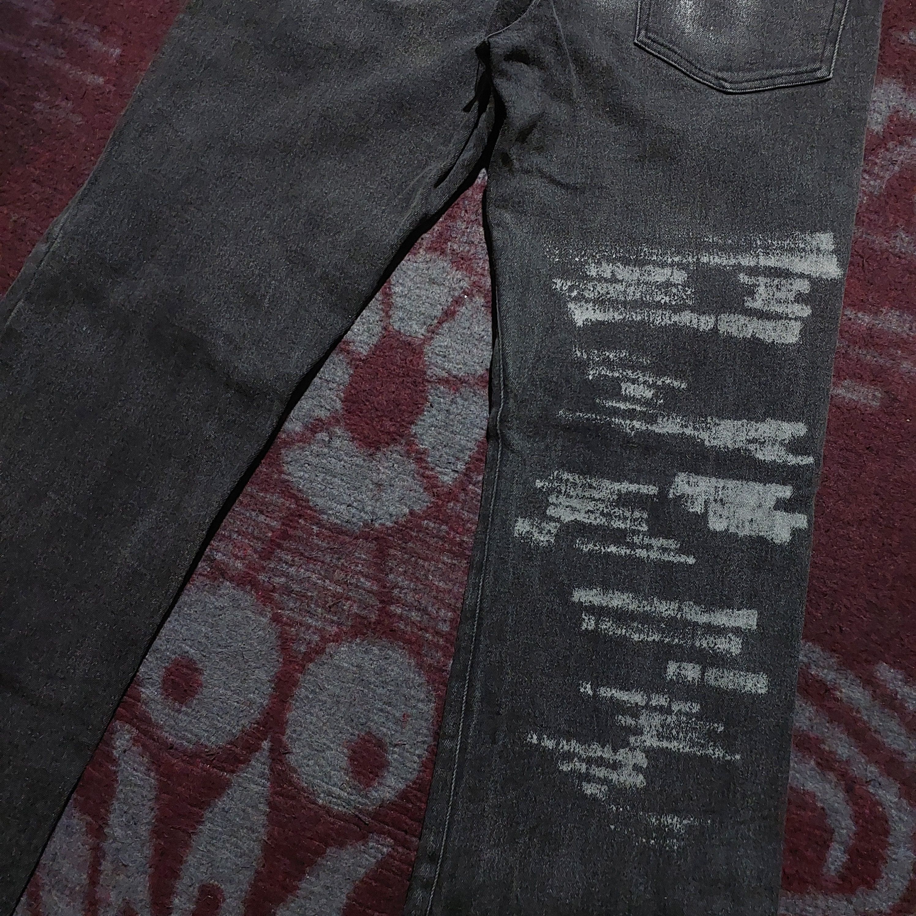 BERNINGS SHO Bernings Sho poem black wash stretch flare denim Size US 30 / EU 46 - 7 Thumbnail
