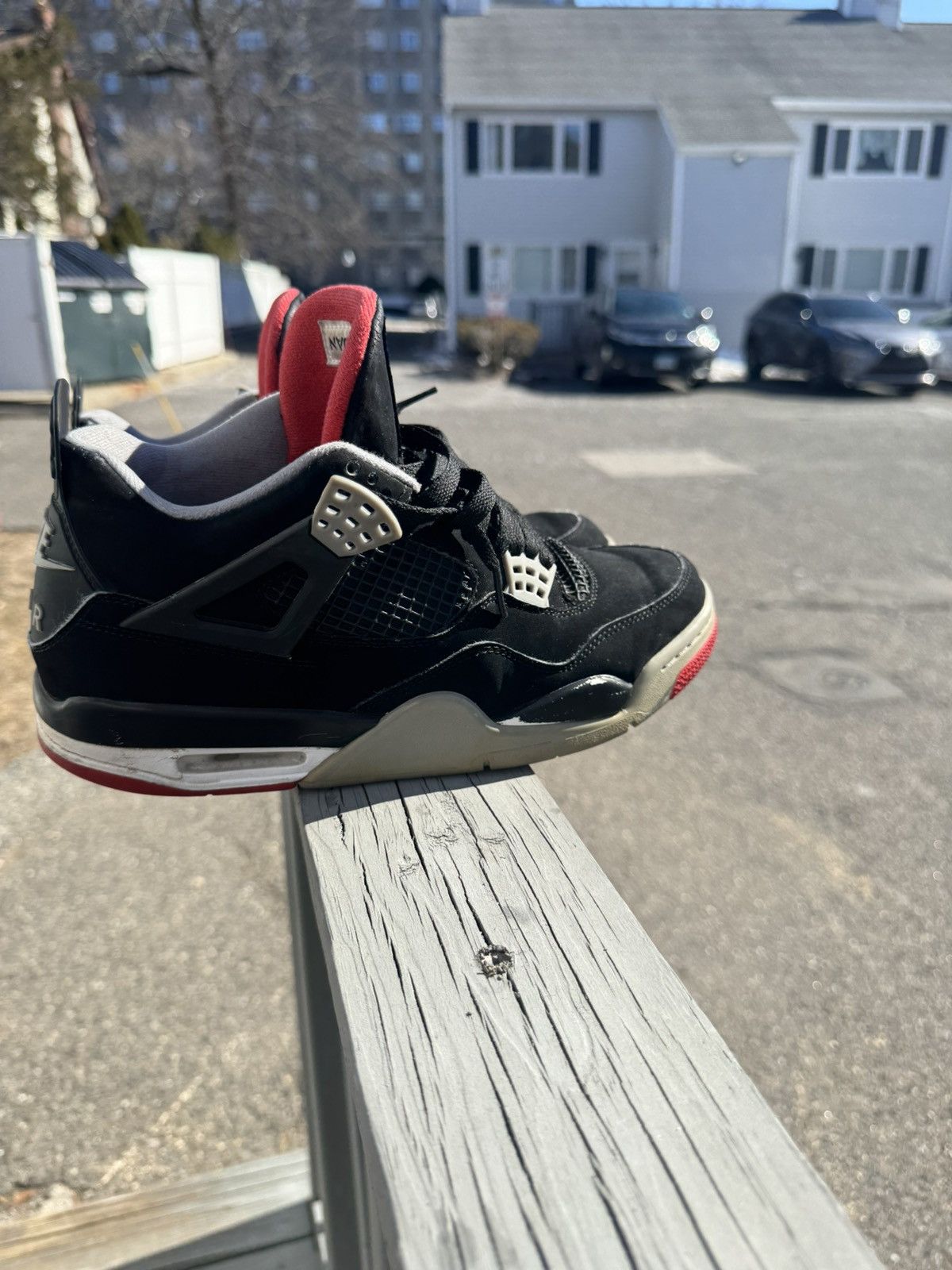 Jordan Brand Jordan Retro 4 Bred Size 9 Size US 9 / EU 42 - 11 Thumbnail