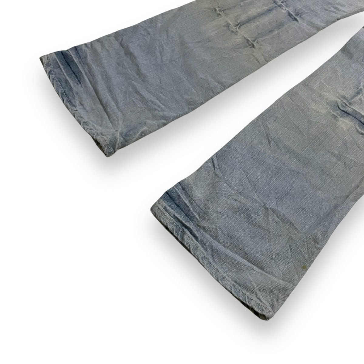 If Six Was Nine JAPANES BRAND INDECENT FLARED DENIM JEANS Size US 30 / EU 46 - 12 Thumbnail