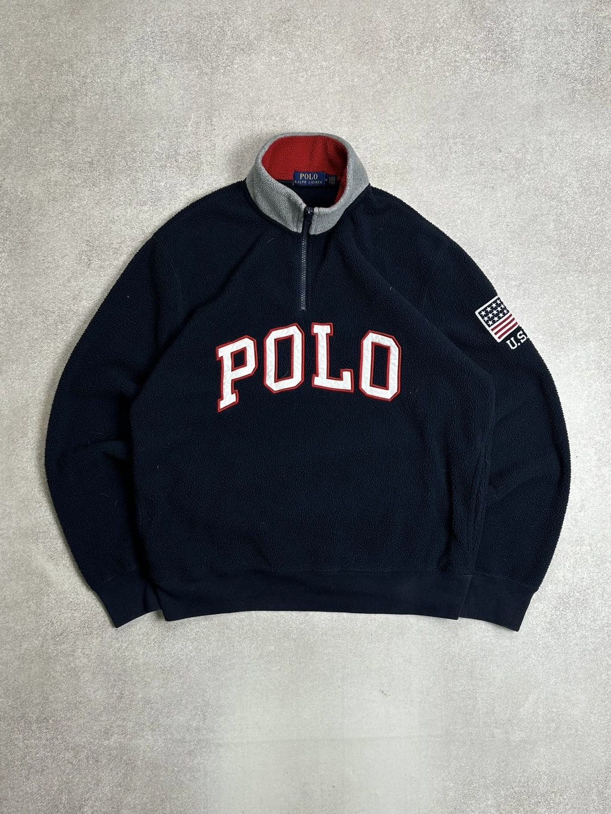 Polo Ralph Lauren Vintage Polo Ralph Lauren RRL USA Fleece Retro Sherpa Jacket Size US M / EU 48-50 / 2 - 1 Thumbnail