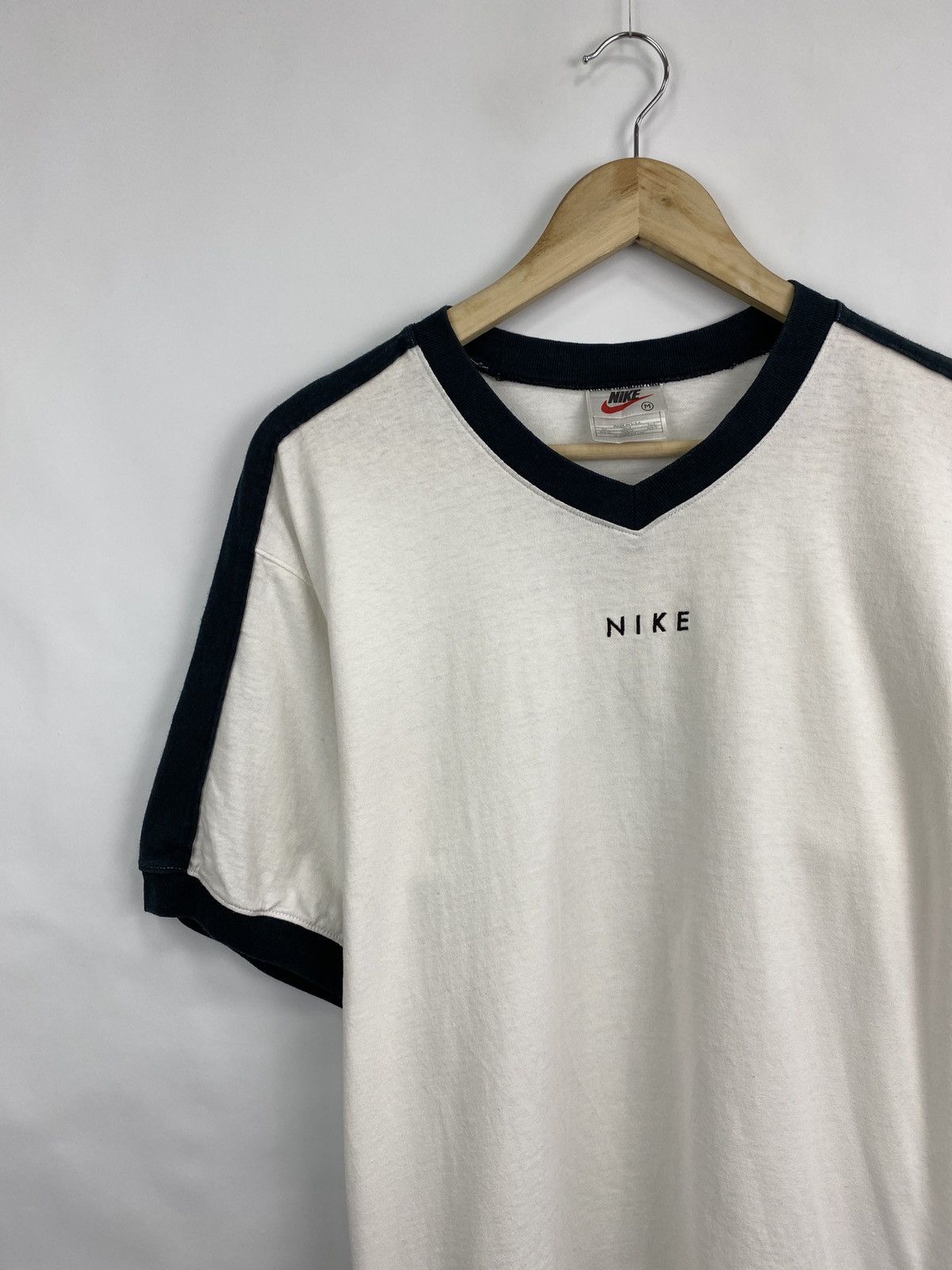 Nike 🇺🇸 Vintage 90s Nike Rare Made in USA T-Shirt Y2K Retro Size US M / EU 48-50 / 2 - 2 Thumbnail
