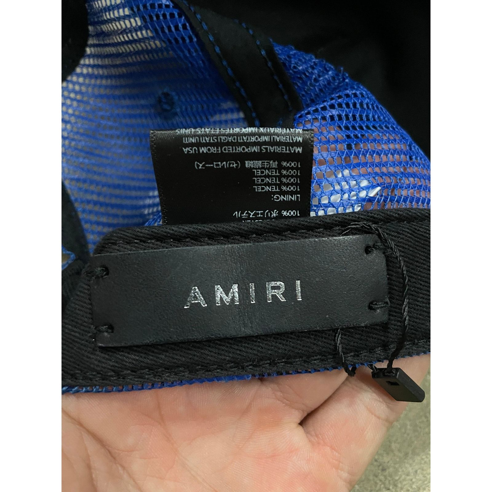 Amiri Amiri MA Trucker Blue Used OS Size ONE SIZE - 4 Thumbnail
