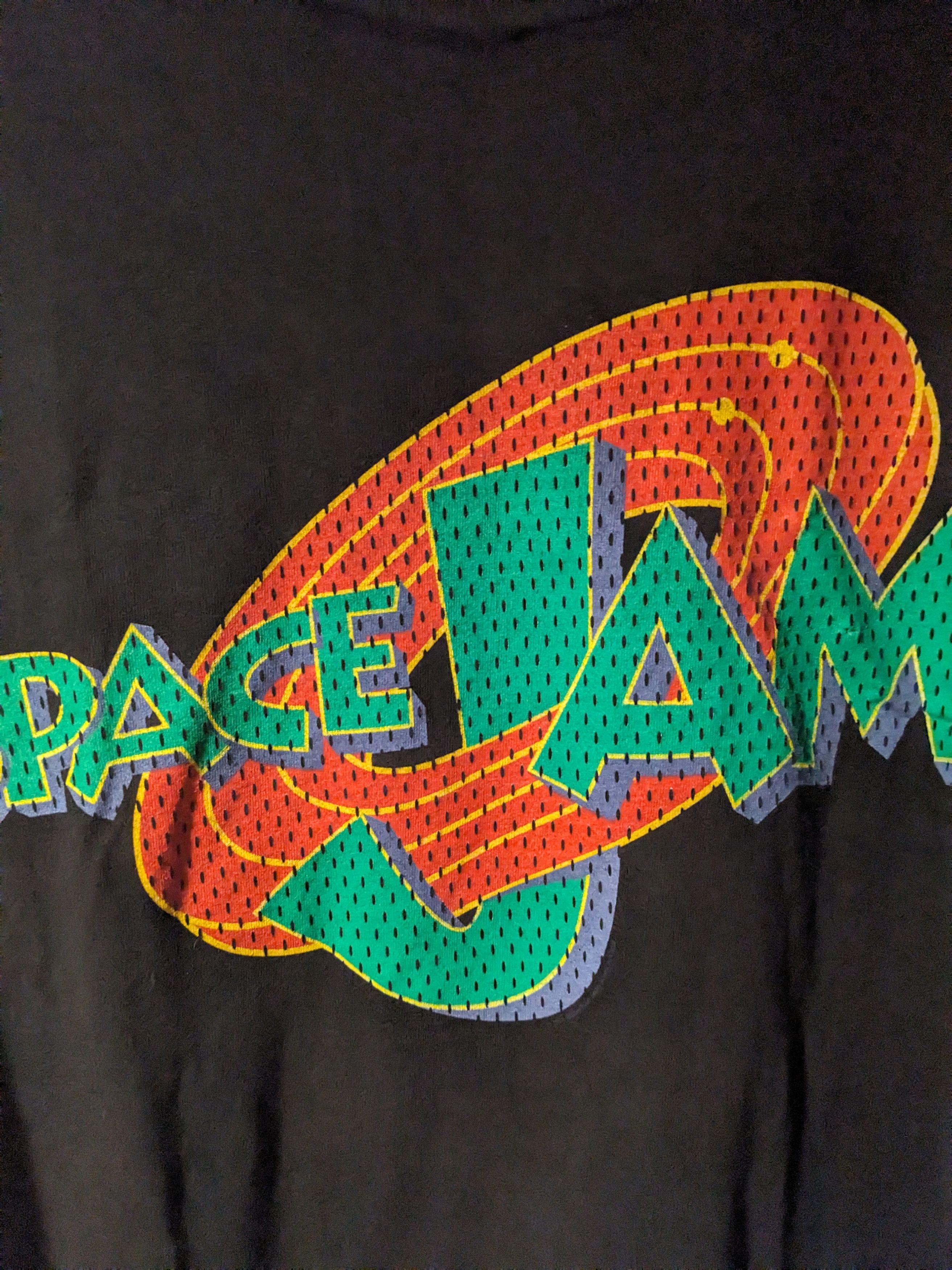 Vintage Vintage 1996 Space Jam Get Ready to Black X-Large T-Shirt Size US XL / EU 56 / 4 - 2 Thumbnail