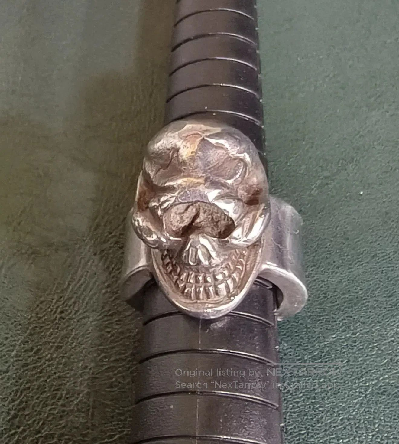 Japanese Brand Takamatsu Skull Ring by Kojiro. Size ONE SIZE - 2 Thumbnail