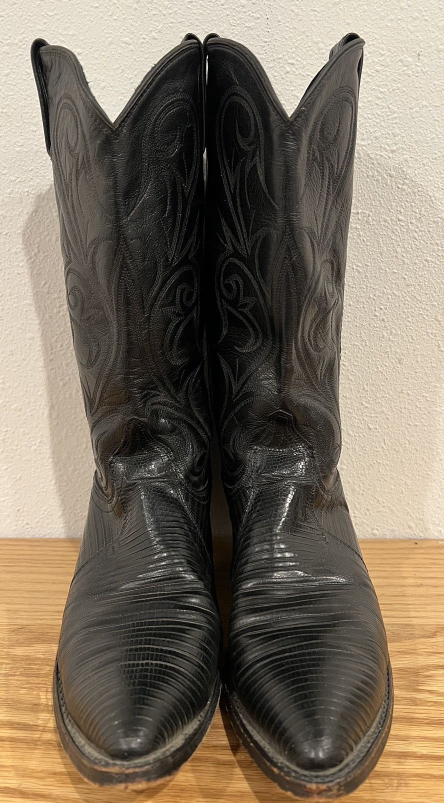 Dan Post × Vintage Vintage Dan Post Teju Lizard Leather Cowgirl Boots Women’s Size US 9.5 / IT 39.5 - 7 Thumbnail