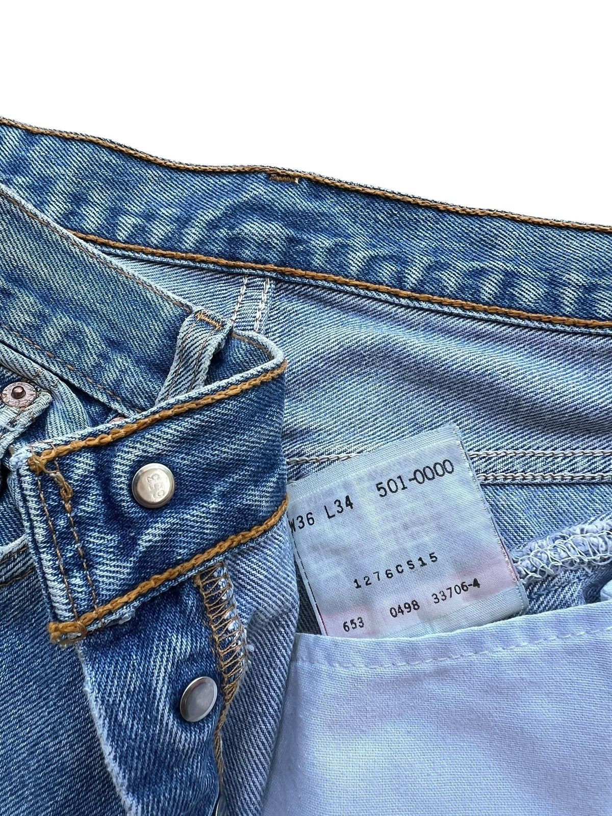 Levi's Vintage 90s Levi’s 501 Denim Jeans 35x31 Size US 35 - 11 Thumbnail