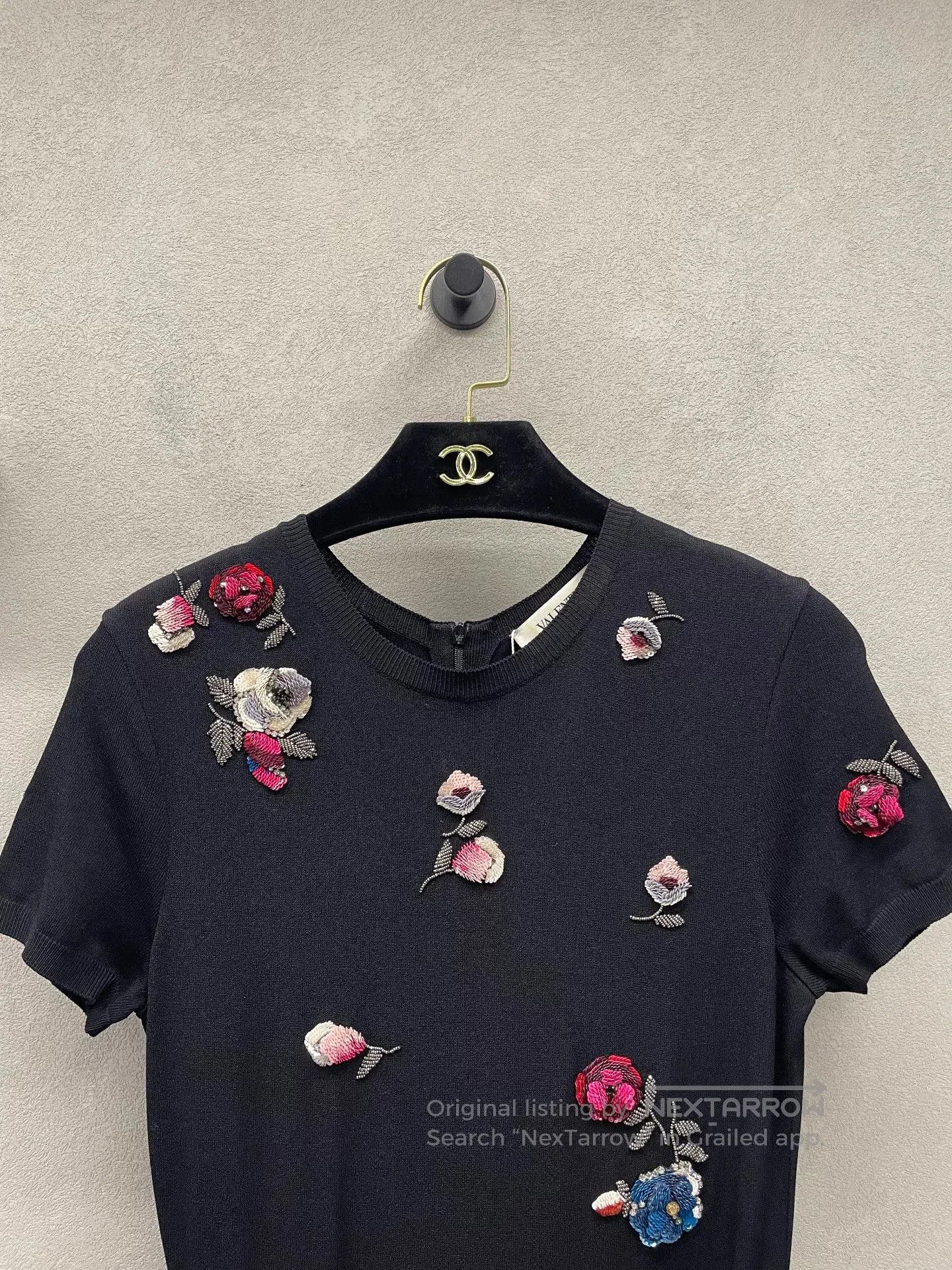 Valentino Valentino Embroidered Stretch Fabric Dress. Size US S / EU 44-46 / 1 - 4 Thumbnail